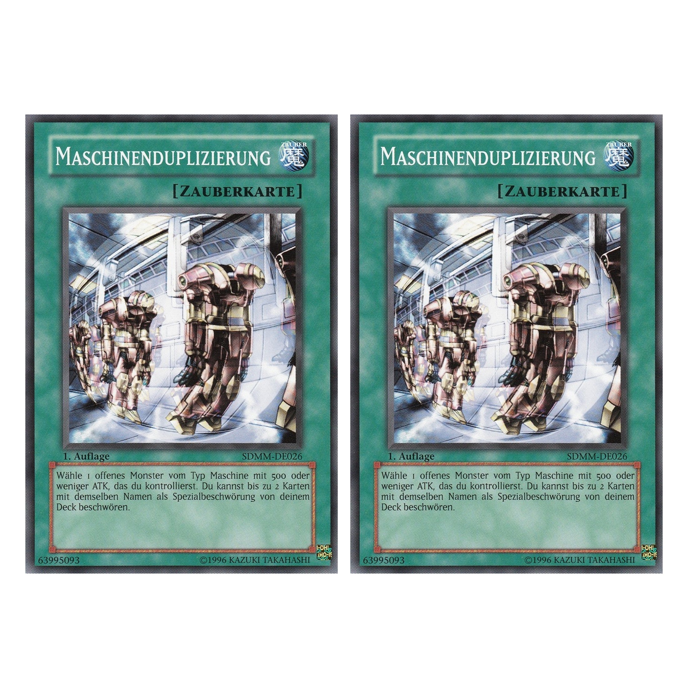 Maschinenduplizierung - SDMM-DE026 - Common - Deutsch - 1. Auflage - Structure Deck: Machina Mayhem - Duo Set (2 Stück) - Yugioh