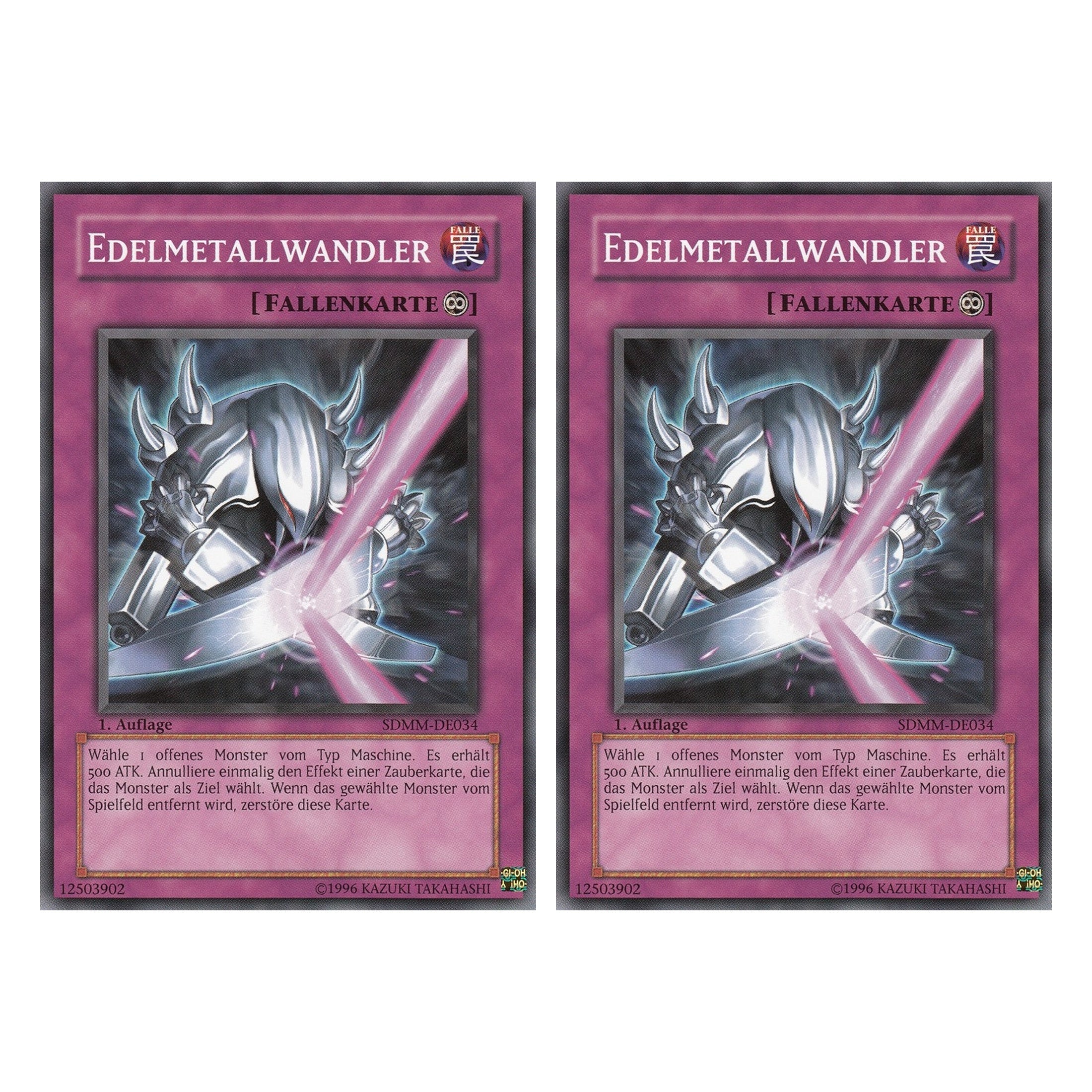 Edelmetallwandler - SDMM-DE034 - Common - Deutsch - 1. Auflage - Structure Deck: Machina Mayhem - Duo Set (2 Stück) - Yugioh