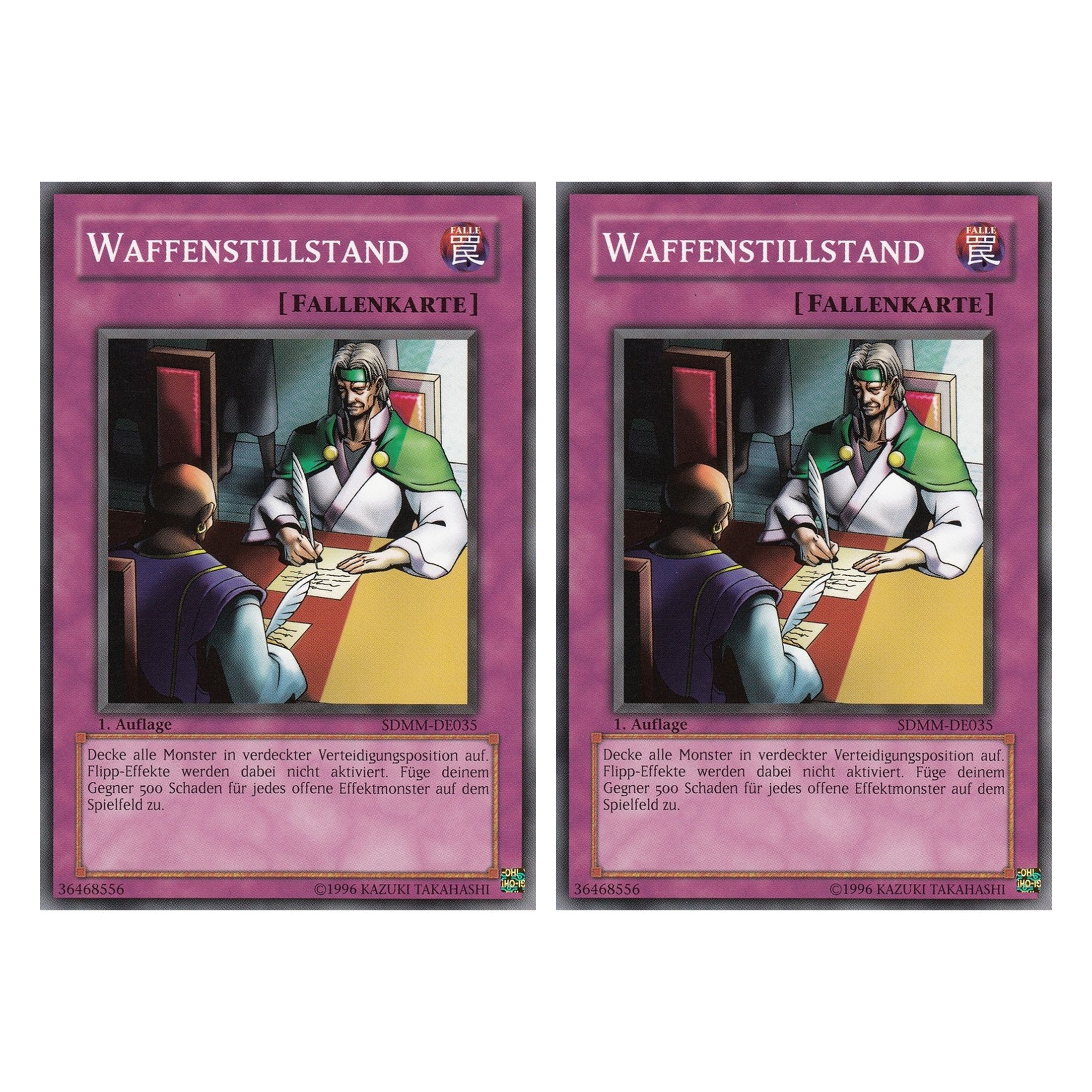 Waffenstillstand - SDMM-DE035 - Common - Deutsch - 1. Auflage - Structure Deck: Machina Mayhem - Duo Set (2 Stück) - Yugioh