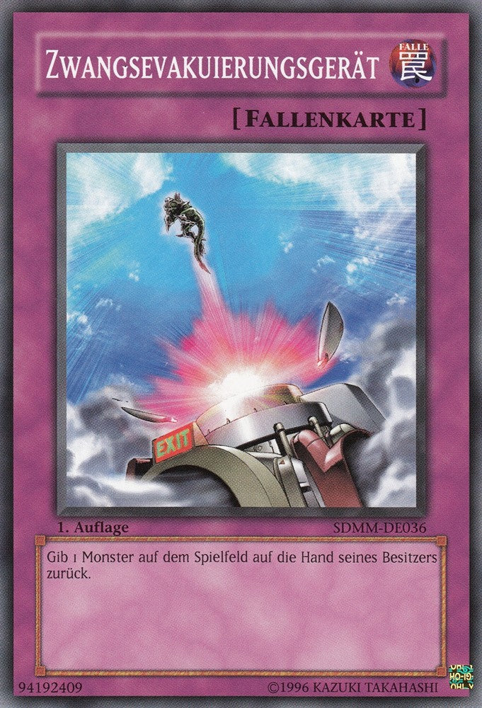 Zwangsevakuierungsgerät - SDMM-DE036 - Common - Deutsch - 1. Auflage - Structure Deck: Machina Mayhem - Yugioh