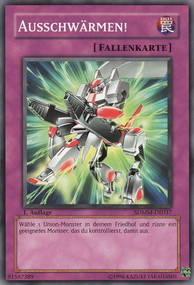 Ausschwärmen! - SDMM-DE037 - Common - Deutsch - 1. Auflage - Structure Deck: Machina Mayhem - Playset (3 Kopien)