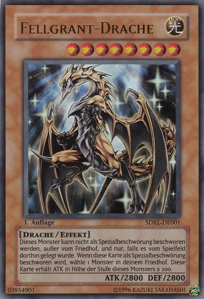 Fellgrant-Drache - SDRL-DE001 - Ultra Rare - Deutsch - 1. Auflage - Structure Deck: Rise of the Dragon Lords - Yugioh