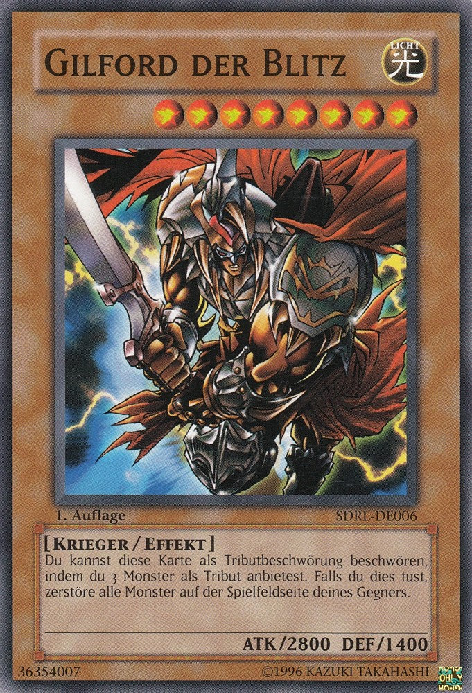 Gilford der Blitz - SDRL-DE006 - Common - Deutsch - 1. Auflage - Structure Deck: Rise of the Dragon Lords - Yugioh