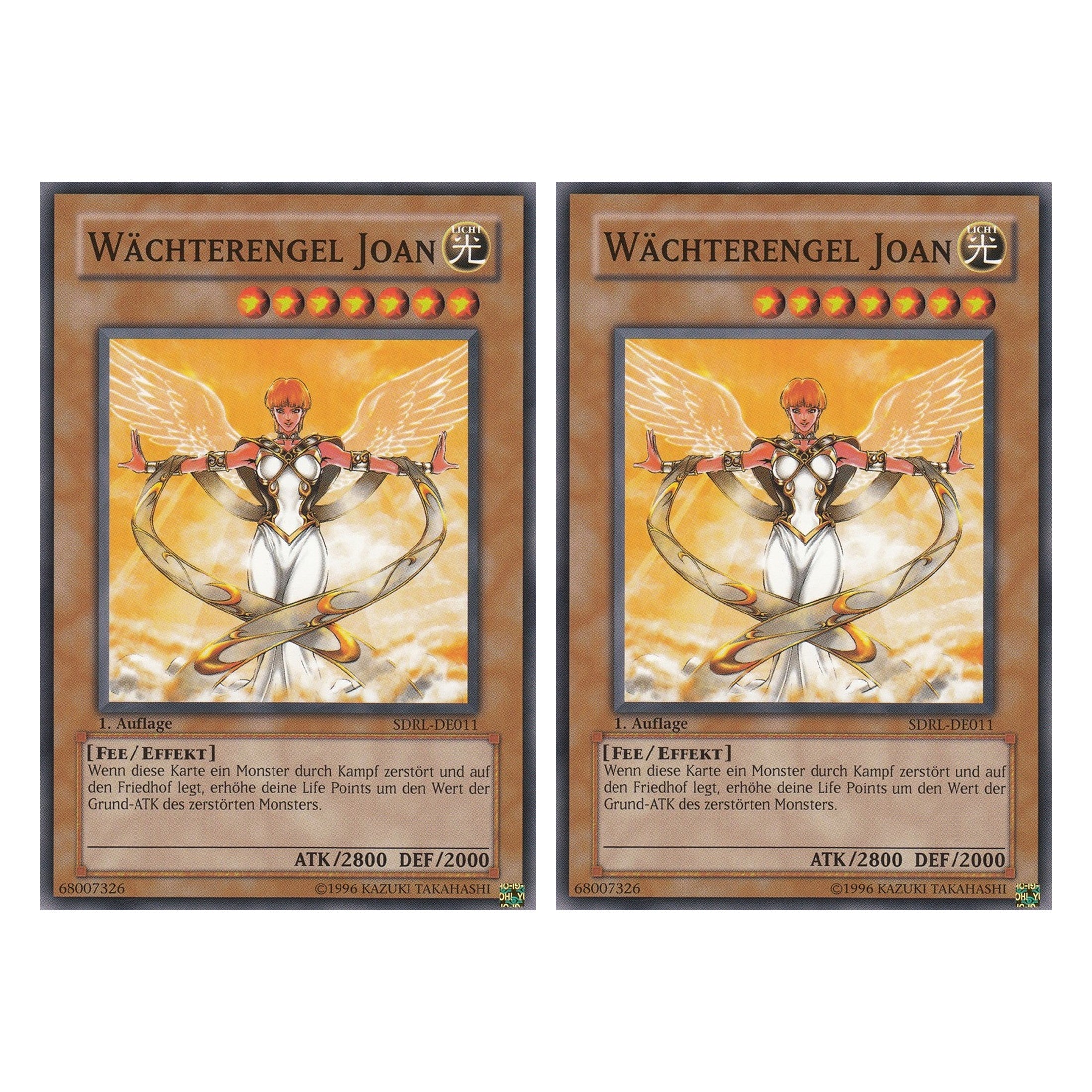 Wächterengel Joan - SDRL-DE011 - Common - Deutsch - 1. Auflage - Structure Deck: Rise of the Dragon Lords - Duo Set (2 Stück) - Yugioh