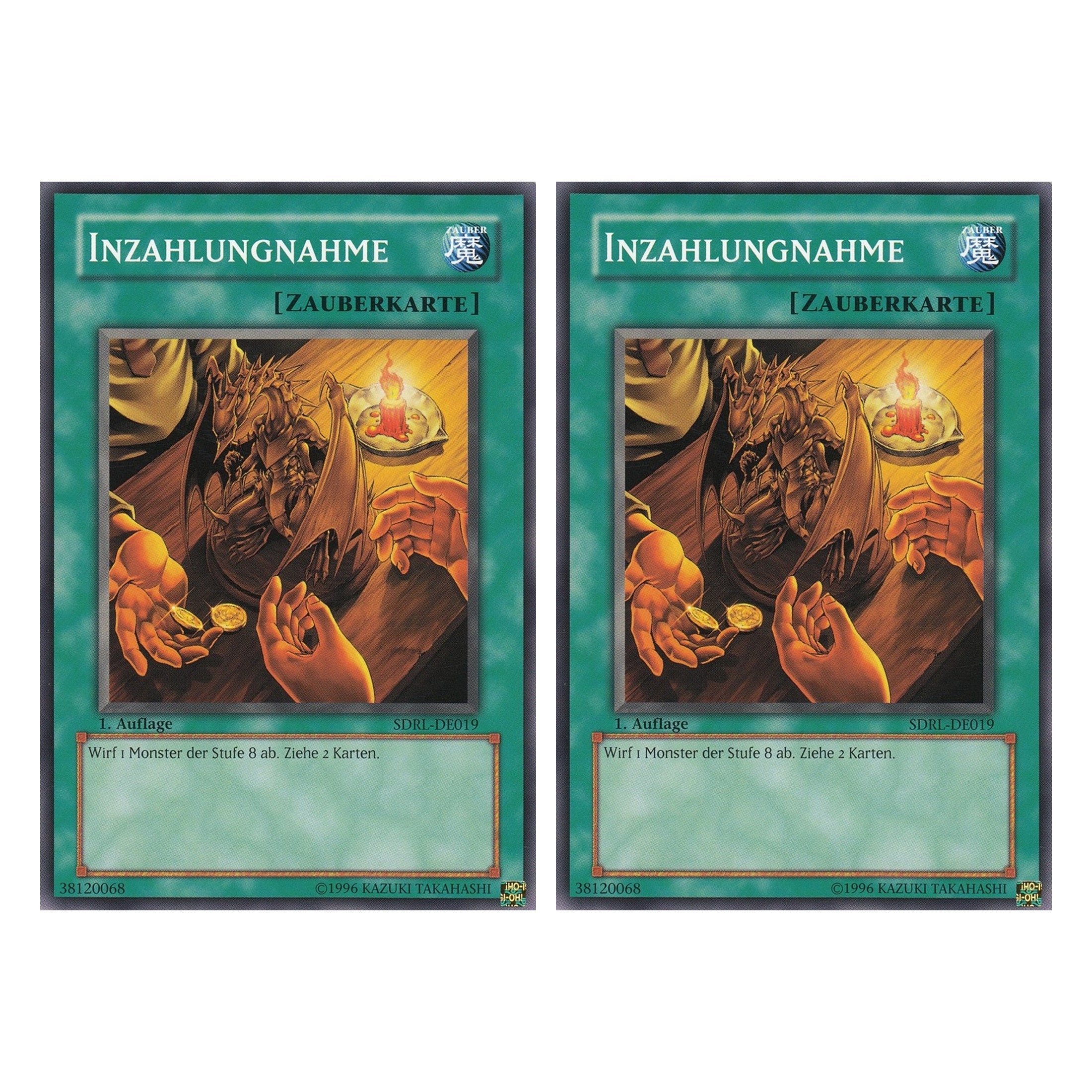 Inzahlungnahme - SDRL-DE019 - Common - Deutsch - 1. Auflage - Structure Deck: Rise of the Dragon Lords - Duo Set (2 Stück) - Yugioh