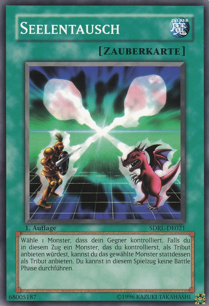 Seelentausch - SDRL-DE021 - Common - Deutsch - 1. Auflage - Structure Deck: Rise of the Dragon Lords - Yugioh