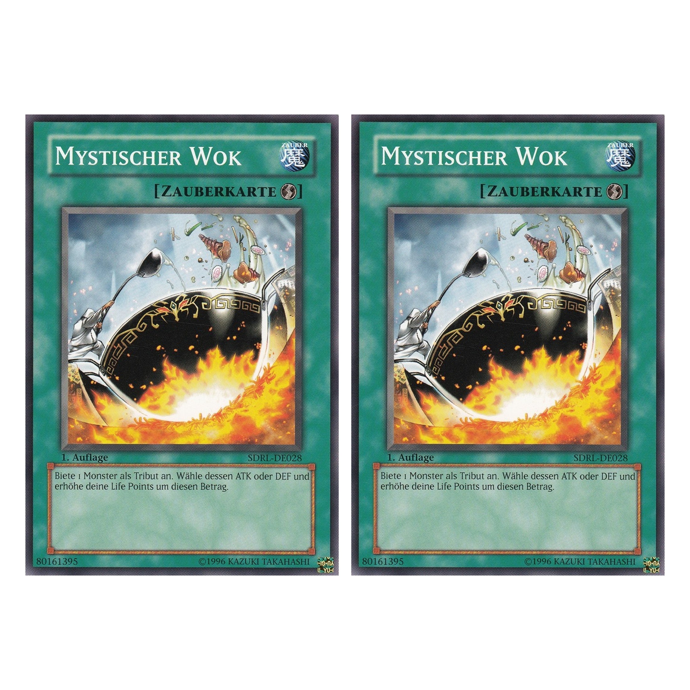Mystischer Wok - SDRL-DE028 - Common - Deutsch - 1. Auflage - Structure Deck: Rise of the Dragon Lords - Duo Set (2 Stück) - Yugioh