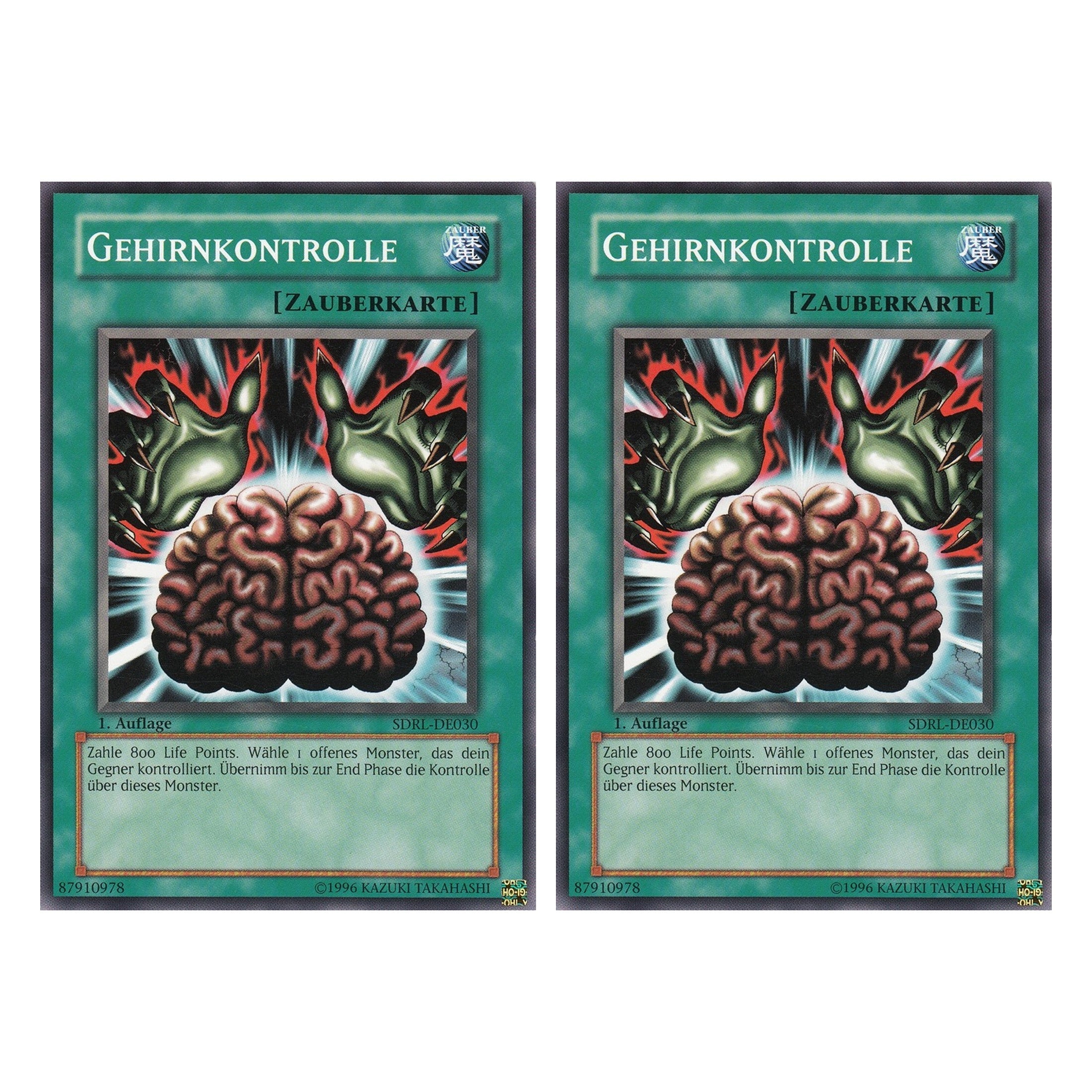 Gehirnkontrolle - SDRL-DE030 - Common - Deutsch - 1. Auflage - Structure Deck: Rise of the Dragon Lords - Duo Set (2 Stück) - Yugioh