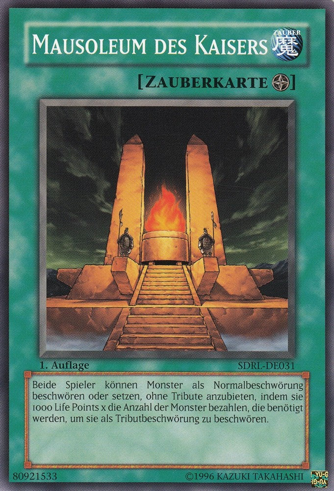 Mausoleum des Kaisers - SDRL-DE031 - Common - Deutsch - 1. Auflage - Structure Deck: Rise of the Dragon Lords - Yugioh