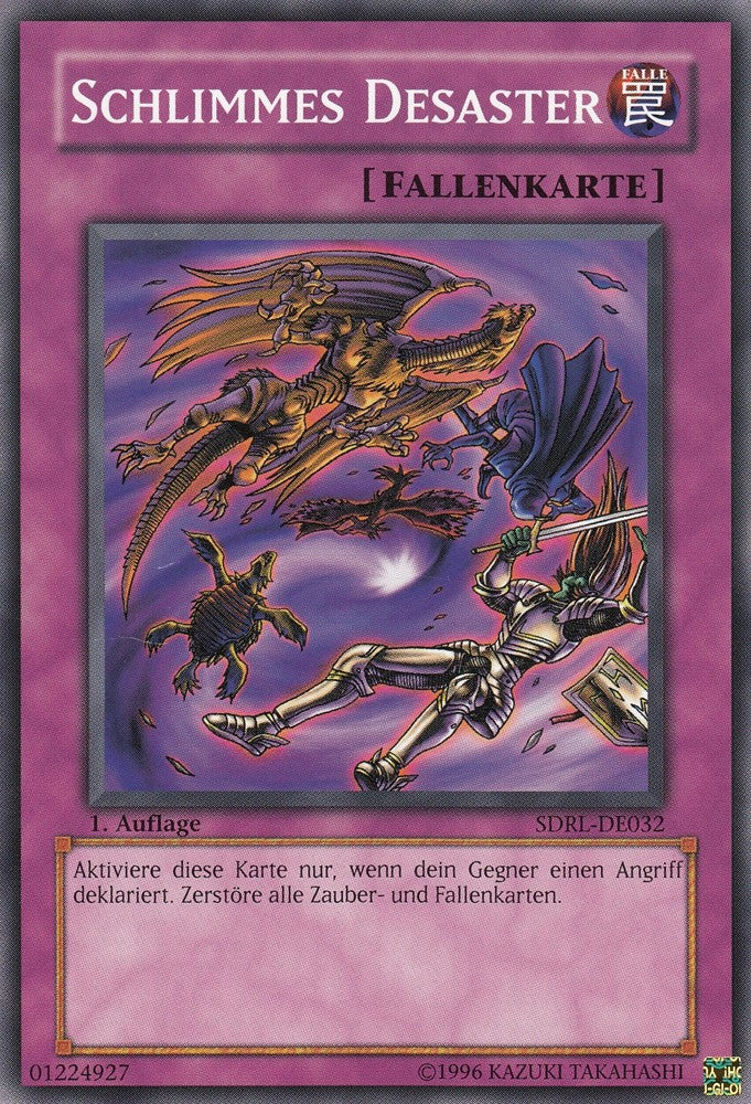 Schlimmes Desaster - SDRL-DE032 - Common - Deutsch - 1. Auflage - Structure Deck: Rise of the Dragon Lords - Yugioh