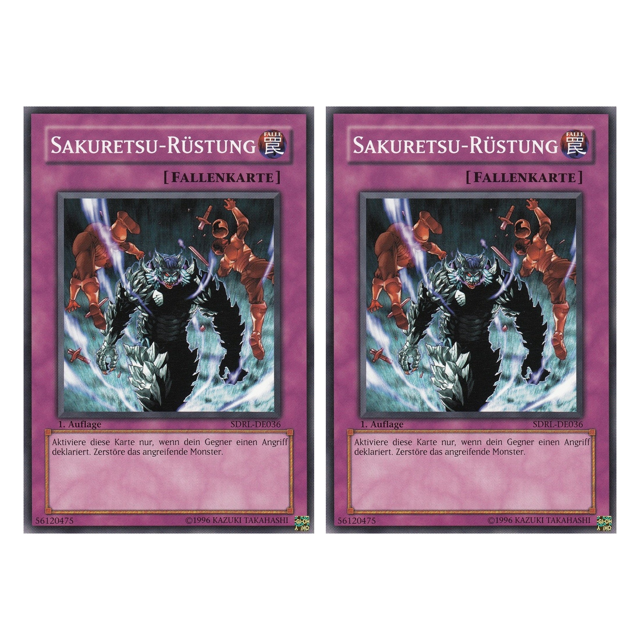 Sakuretsu-Rüstung - SDRL-DE036 - Common - Deutsch - 1. Auflage - Structure Deck: Rise of the Dragon Lords - Duo Set (2 Stück) - Yugioh