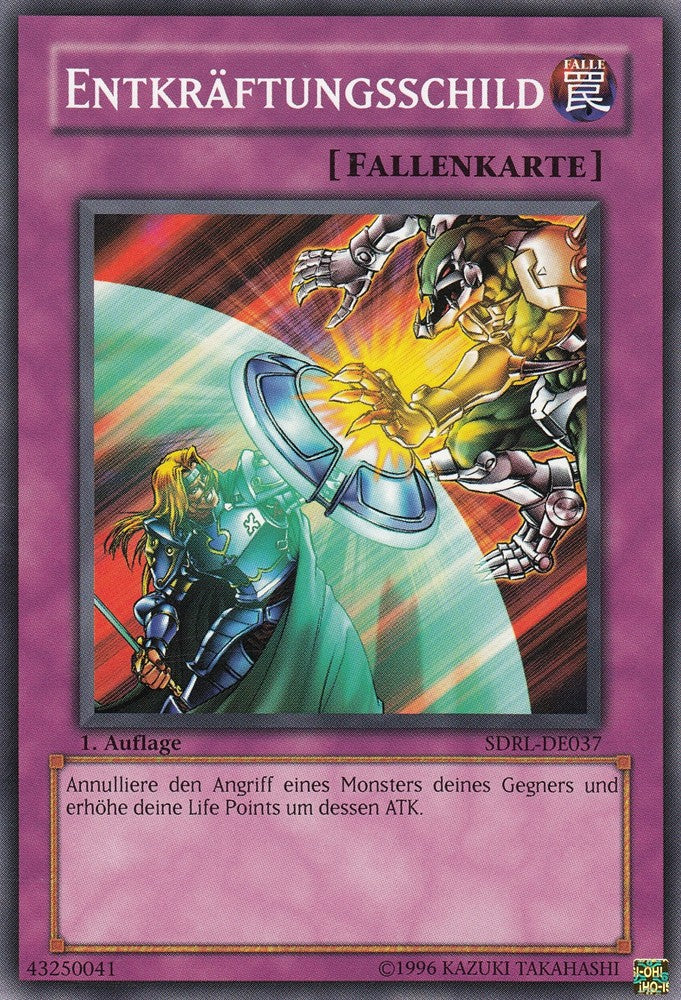 Entkräftungsschild - SDRL-DE037 - Common - Deutsch - 1. Auflage - Structure Deck: Rise of the Dragon Lords - Yugioh