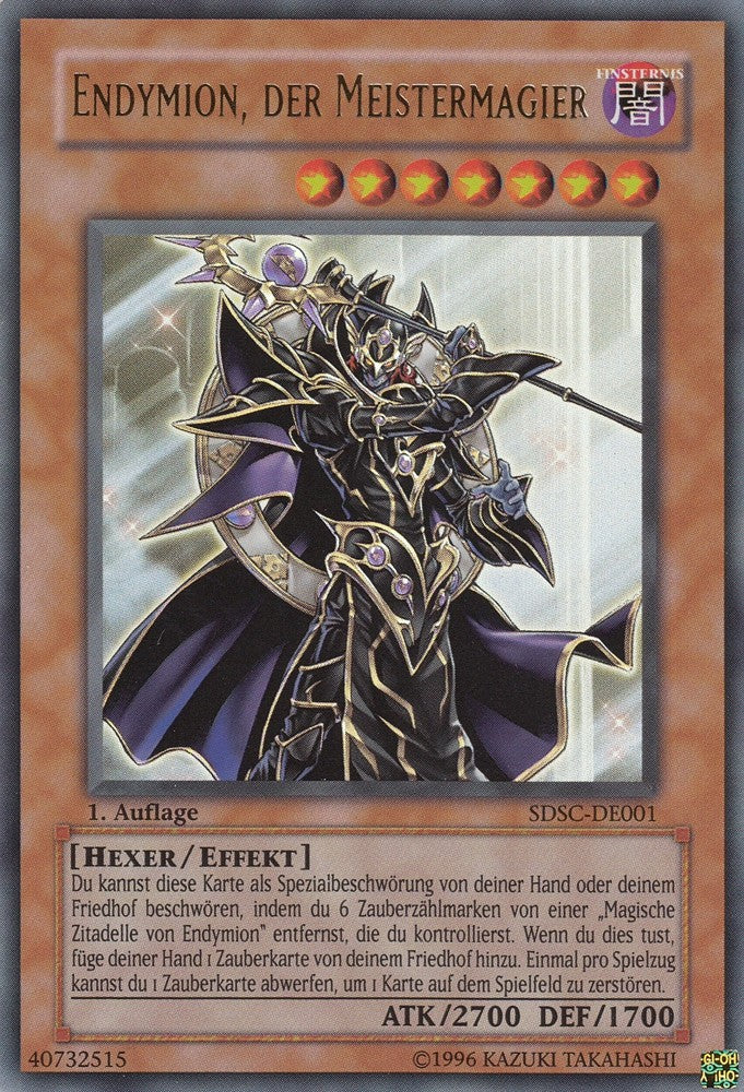 Endymion, der Meistermagier - SDSC-DE001 - Ultra Rare - Deutsch - 1. Auflage - Structure Deck: Spellcaster's Command - Yugioh