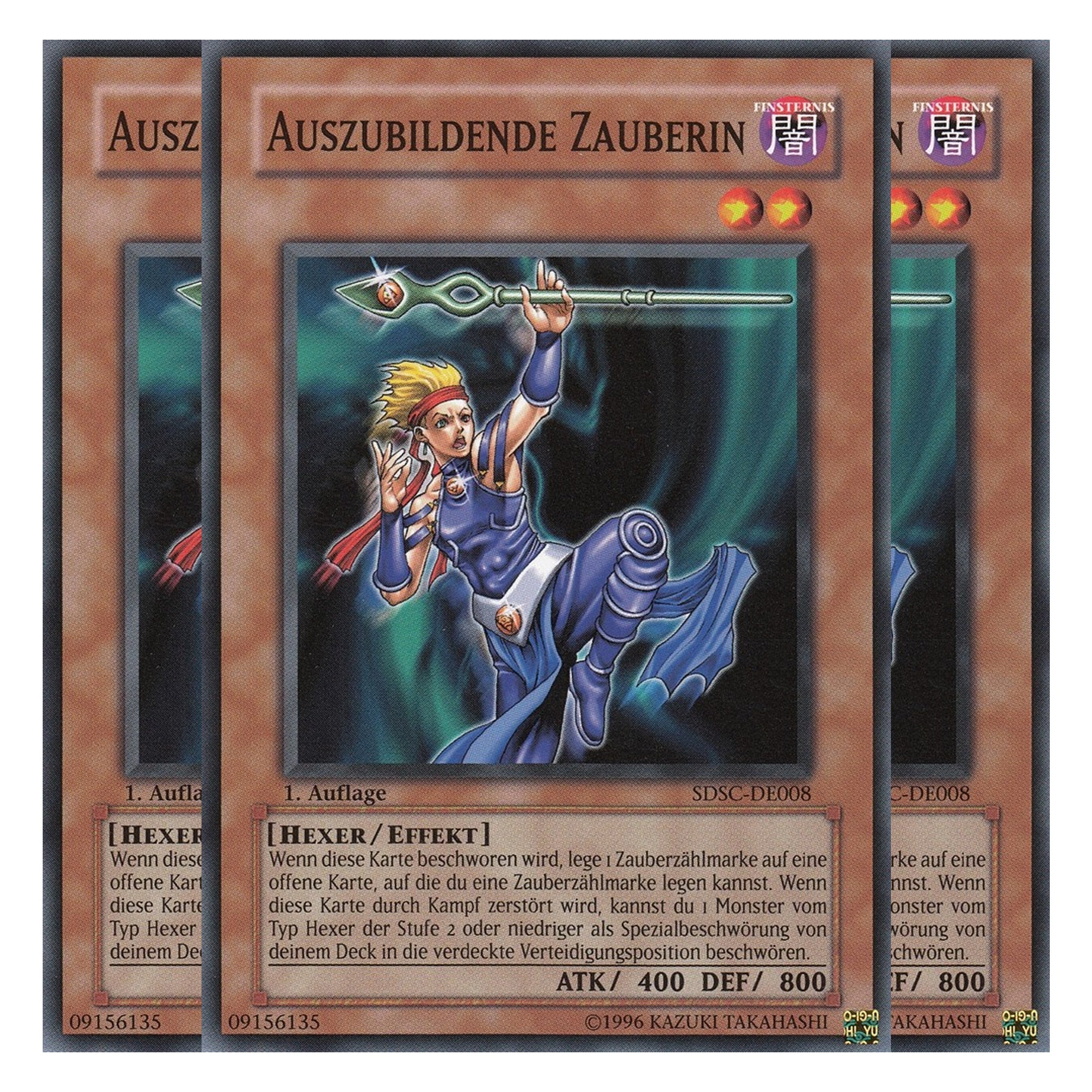 Auszubildende Zauberin - SDSC-DE008 - Common - Deutsch - 1. Auflage - Structure Deck: Spellcaster's Command - Playset (3 Kopien)