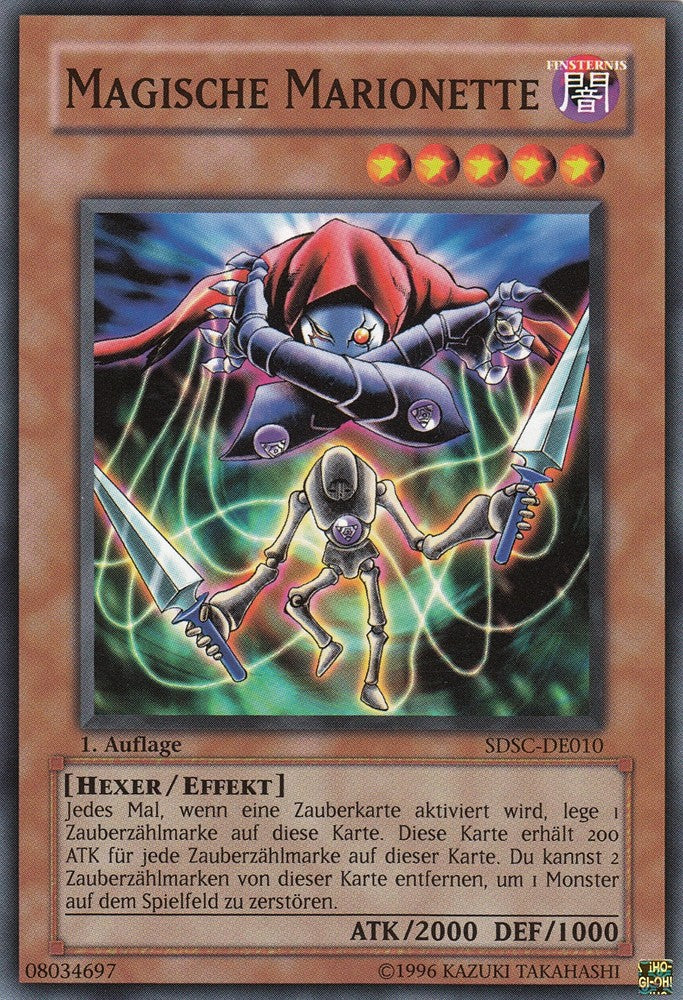 Magische Marionette - SDSC-DE010 - Common - Deutsch - 1. Auflage - Structure Deck: Spellcaster's Command - Yugioh