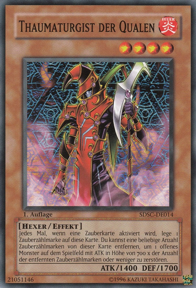 Thaumaturgist der Qualen - SDSC-DE014 - Common - Deutsch - 1. Auflage - Structure Deck: Spellcaster's Command - Yugioh