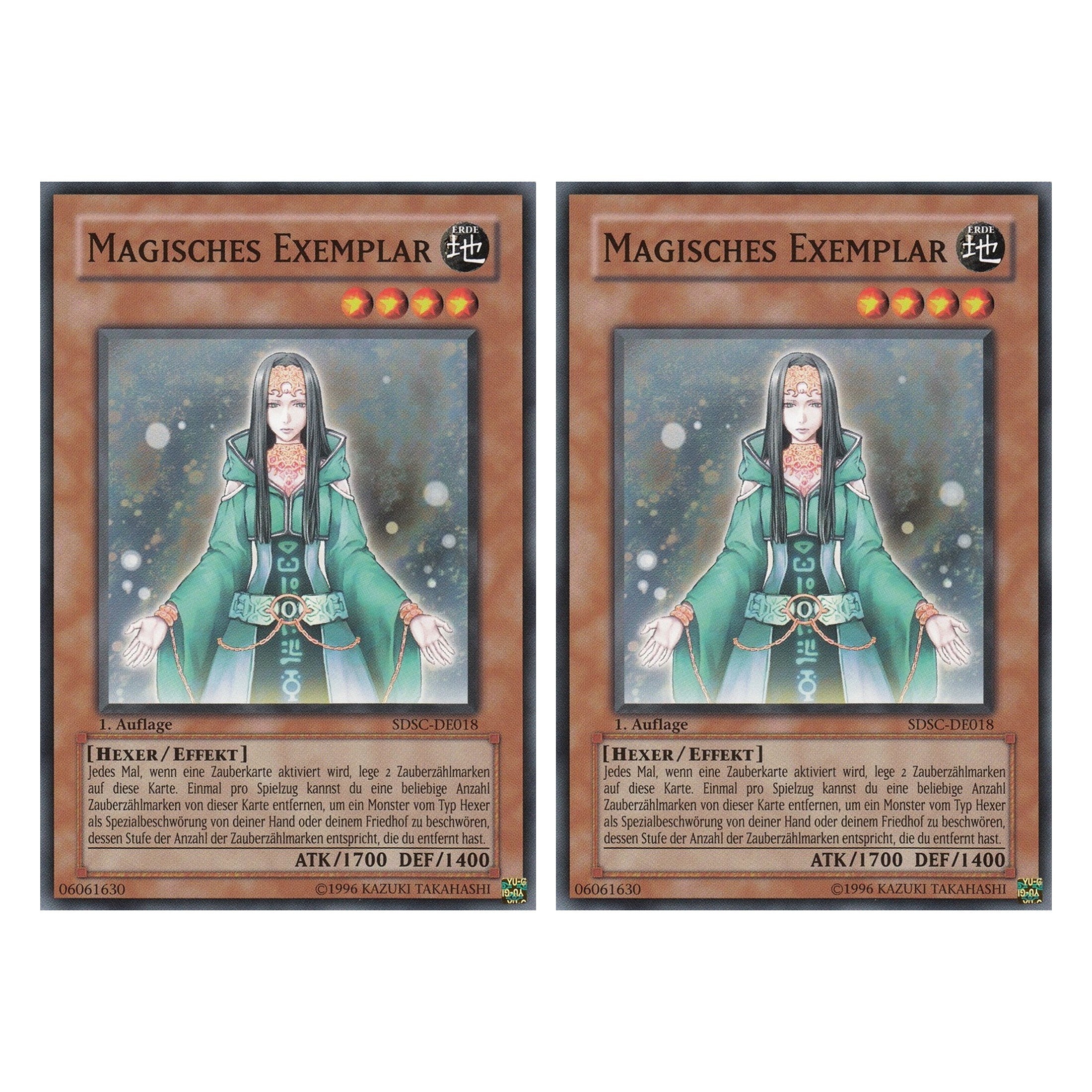 Magisches Exemplar - SDSC-DE018 - Common - Deutsch - 1. Auflage - Structure Deck: Spellcaster's Command - Duo Set (2 Stück) - Yugioh