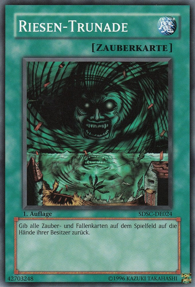 Riesen-Trunade - SDSC-DE024 - Common - Deutsch - 1. Auflage - Structure Deck: Spellcaster's Command - Yugioh