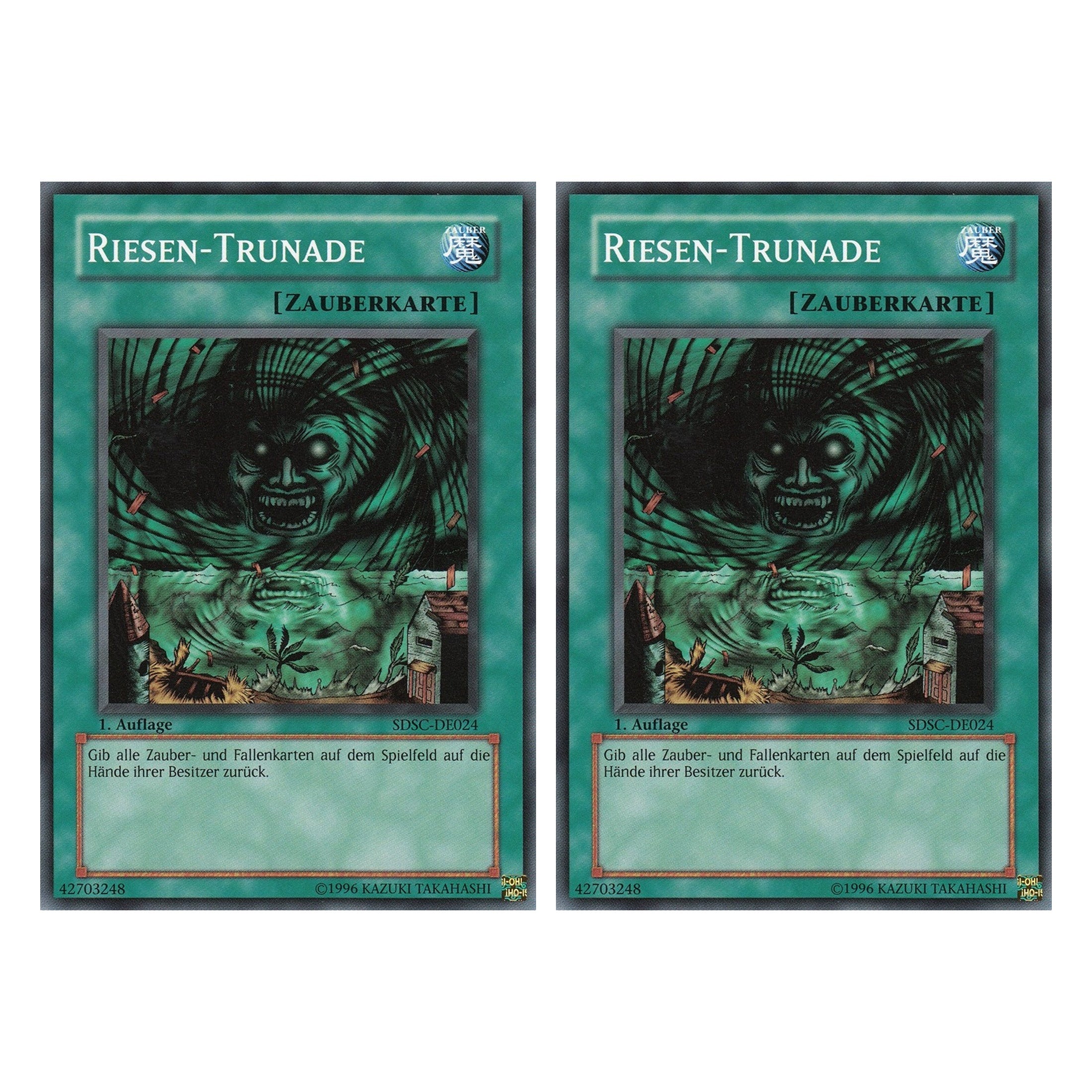 Riesen-Trunade - SDSC-DE024 - Common - Deutsch - 1. Auflage - Structure Deck: Spellcaster's Command - Duo Set (2 Stück) - Yugioh