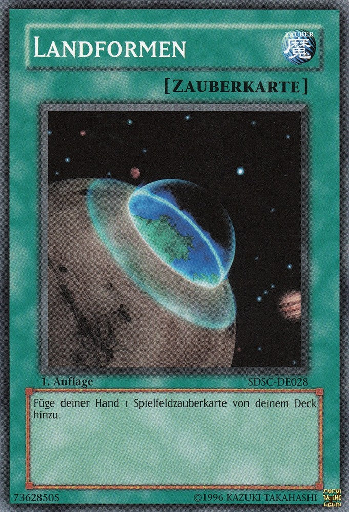 Landformen - SDSC-DE028 - Common - Deutsch - 1. Auflage - Structure Deck: Spellcaster's Command - Yugioh