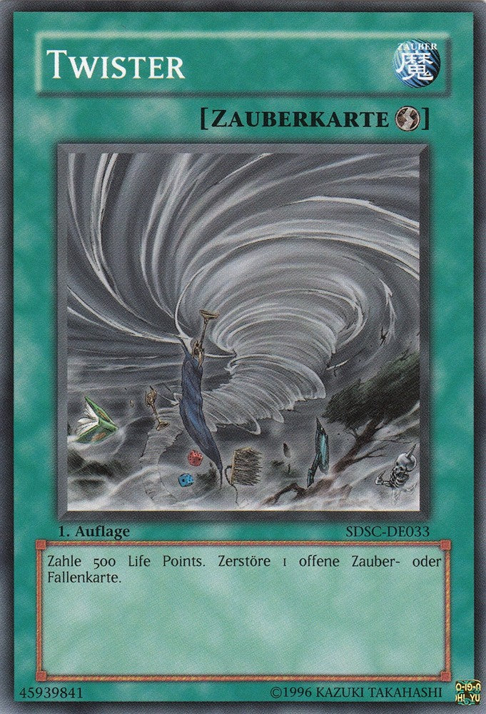Twister - SDSC-DE033 - Common - Deutsch - 1. Auflage - Structure Deck: Spellcaster's Command - Yugioh