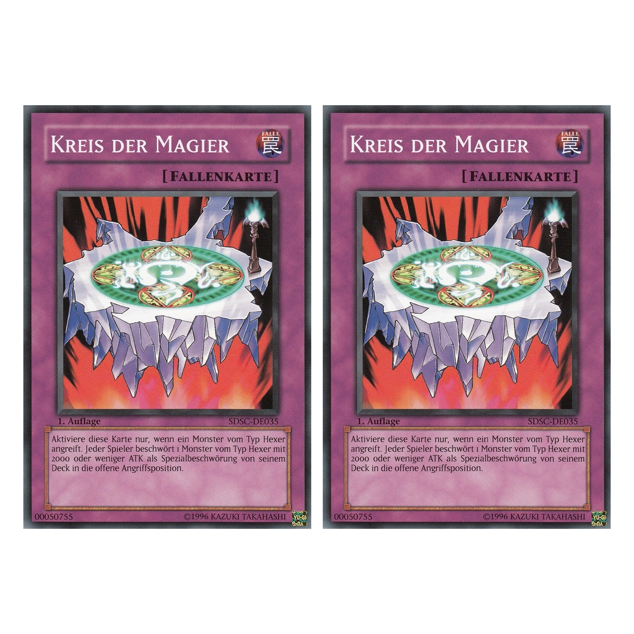 Kreis der Magier - SDSC-DE035 - Common - Deutsch - 1. Auflage - Structure Deck: Spellcaster's Command - Duo Set (2 Stück) - Yugioh