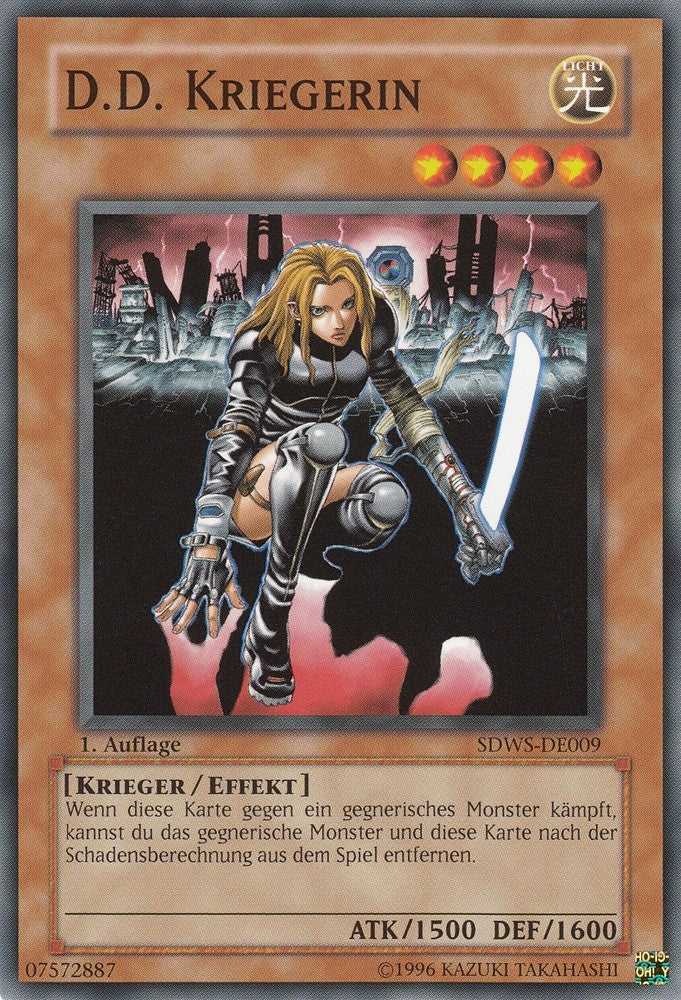 D. D. Kriegerin - SDWS-DE009 - Common - Deutsch - 1. Auflage - Structure Deck: Warrior's Strike - Yugioh