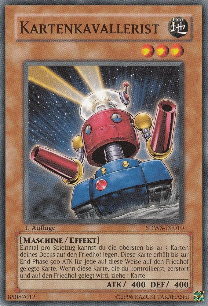 Kartenkavallerist - SDWS-DE010 - Common - Deutsch - 1. Auflage - Structure Deck: Warrior's Strike - Yugioh