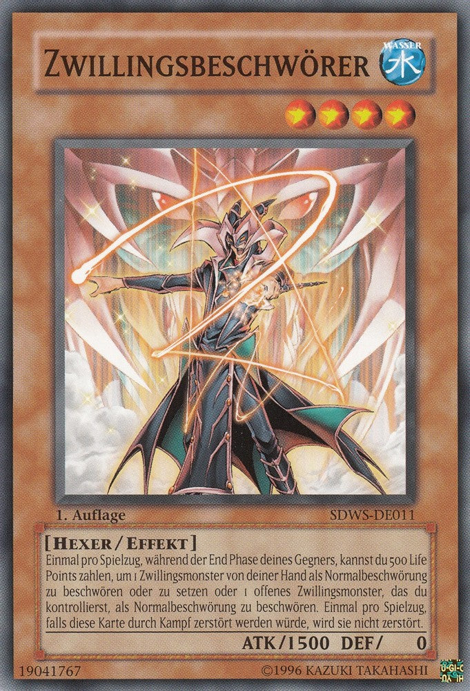 Zwillingsbeschwörer - SDWS-DE011 - Common - Deutsch - 1. Auflage - Structure Deck: Warrior's Strike - Yugioh
