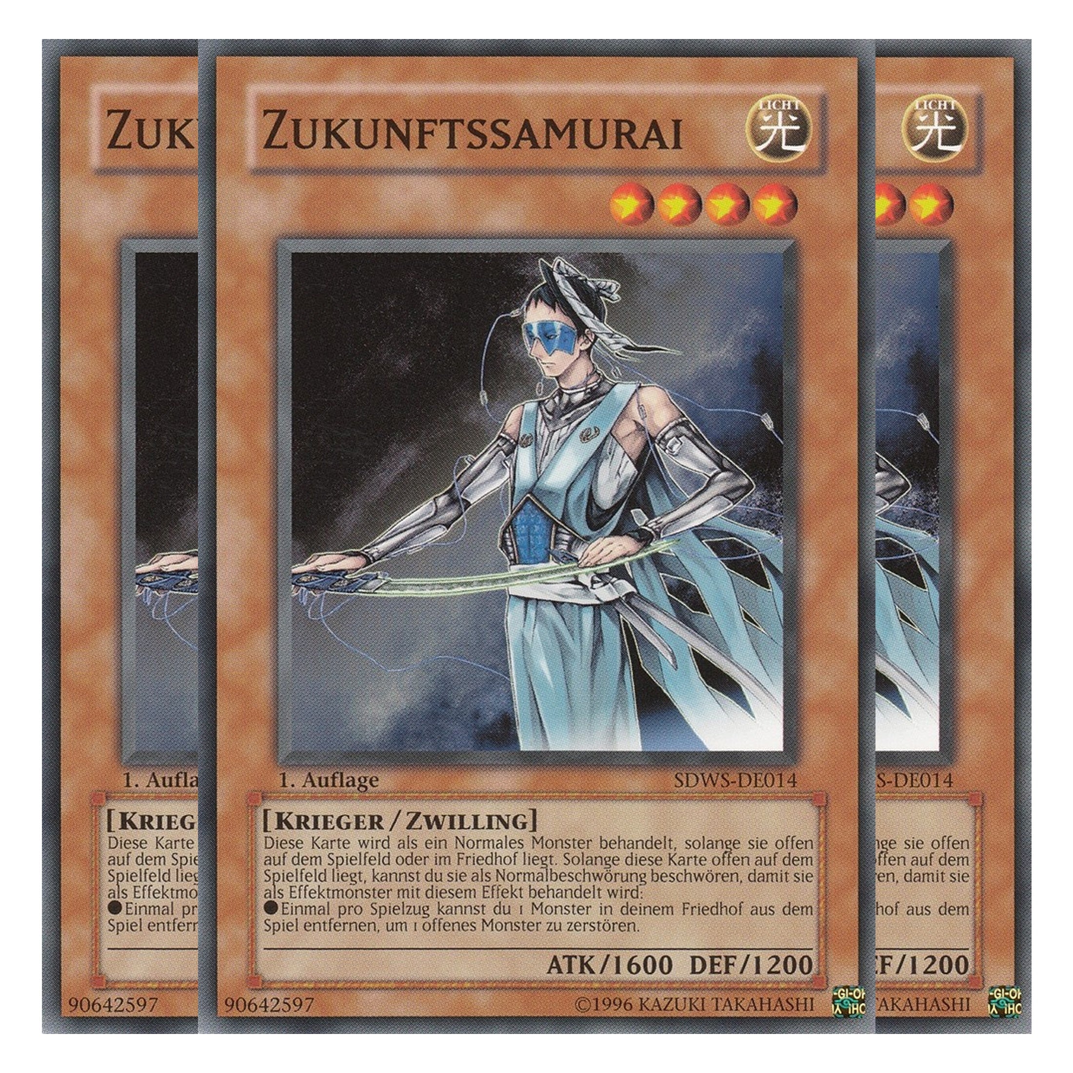 Zukunftssamurai - SDWS-DE014 - Common - Deutsch - 1. Auflage - Structure Deck: Warrior's Strike - Playset (3 Kopien)