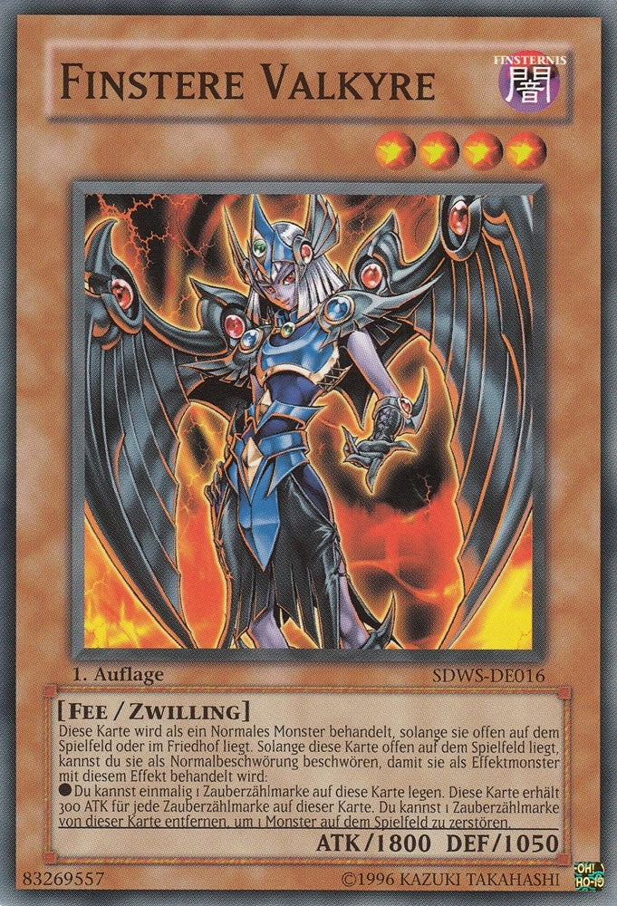 Finstere Valkyre - SDWS-DE016 - Common - Deutsch - 1. Auflage - Structure Deck: Warrior's Strike - Yugioh