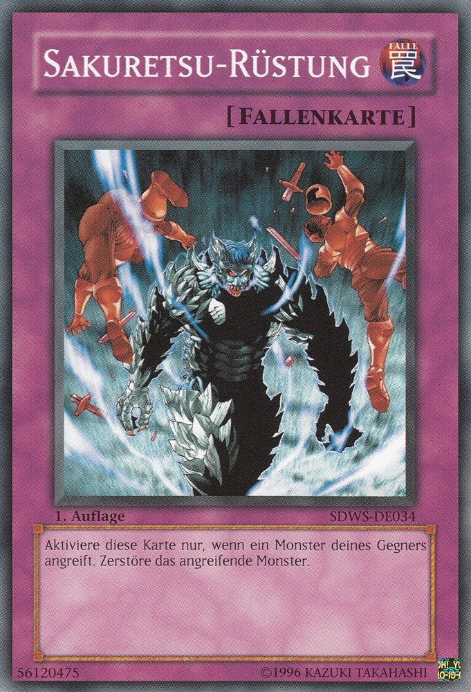 Sakuretsu-Rüstung - SDWS-DE034 - Common - Deutsch - 1. Auflage - Structure Deck: Warrior's Strike - Yugioh