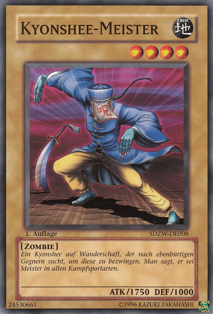 Kyonshee-Meister - SDZW-DE008 - Common - Deutsch - 1. Auflage - Structure Deck: Zombie World - Yugioh