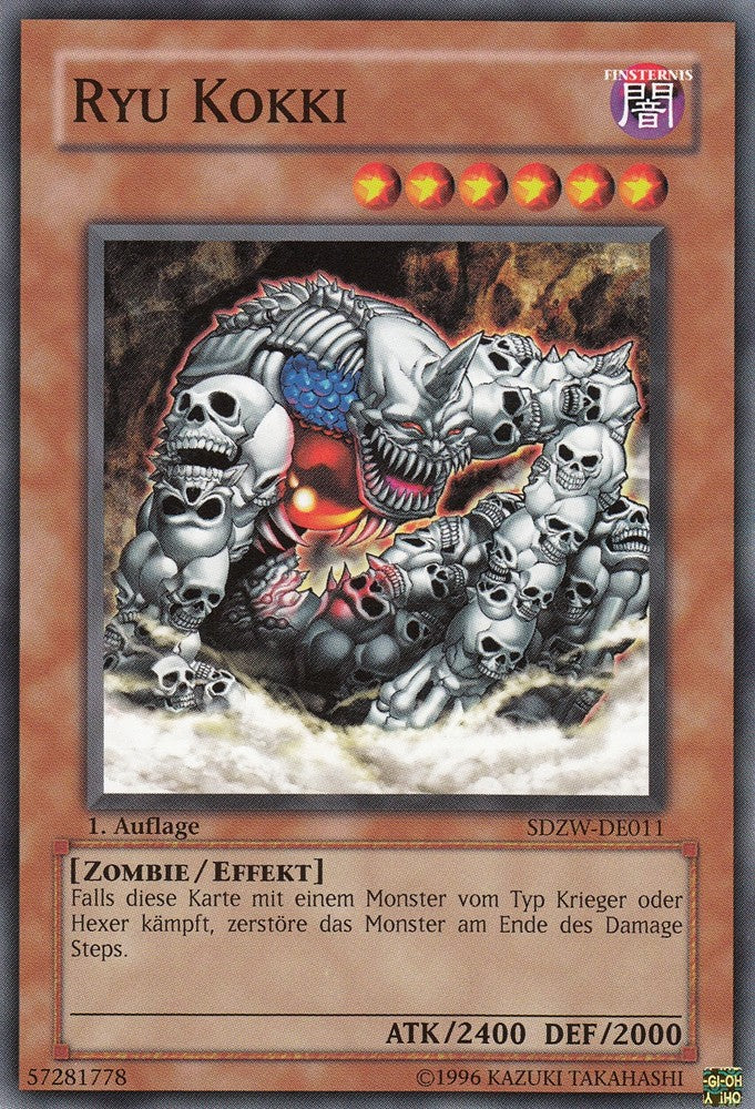 Ryu Kokki - SDZW-DE011 - Common - Deutsch - 1. Auflage - Structure Deck: Zombie World - Yugioh