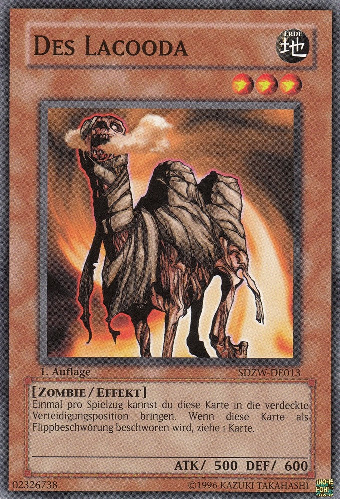 Des Lacooda - SDZW-DE013 - Common - Deutsch - 1. Auflage - Structure Deck: Zombie World - Yugioh