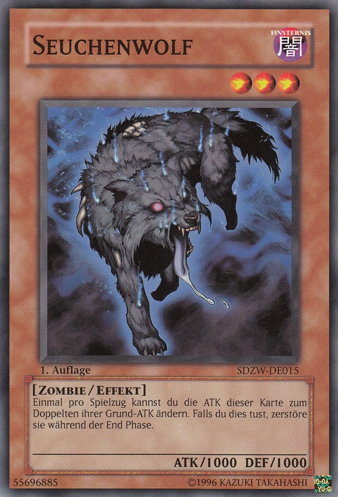 Seuchenwolf - SDZW-DE015 - Common - Deutsch - 1. Auflage - Structure Deck: Zombie World - Yugioh