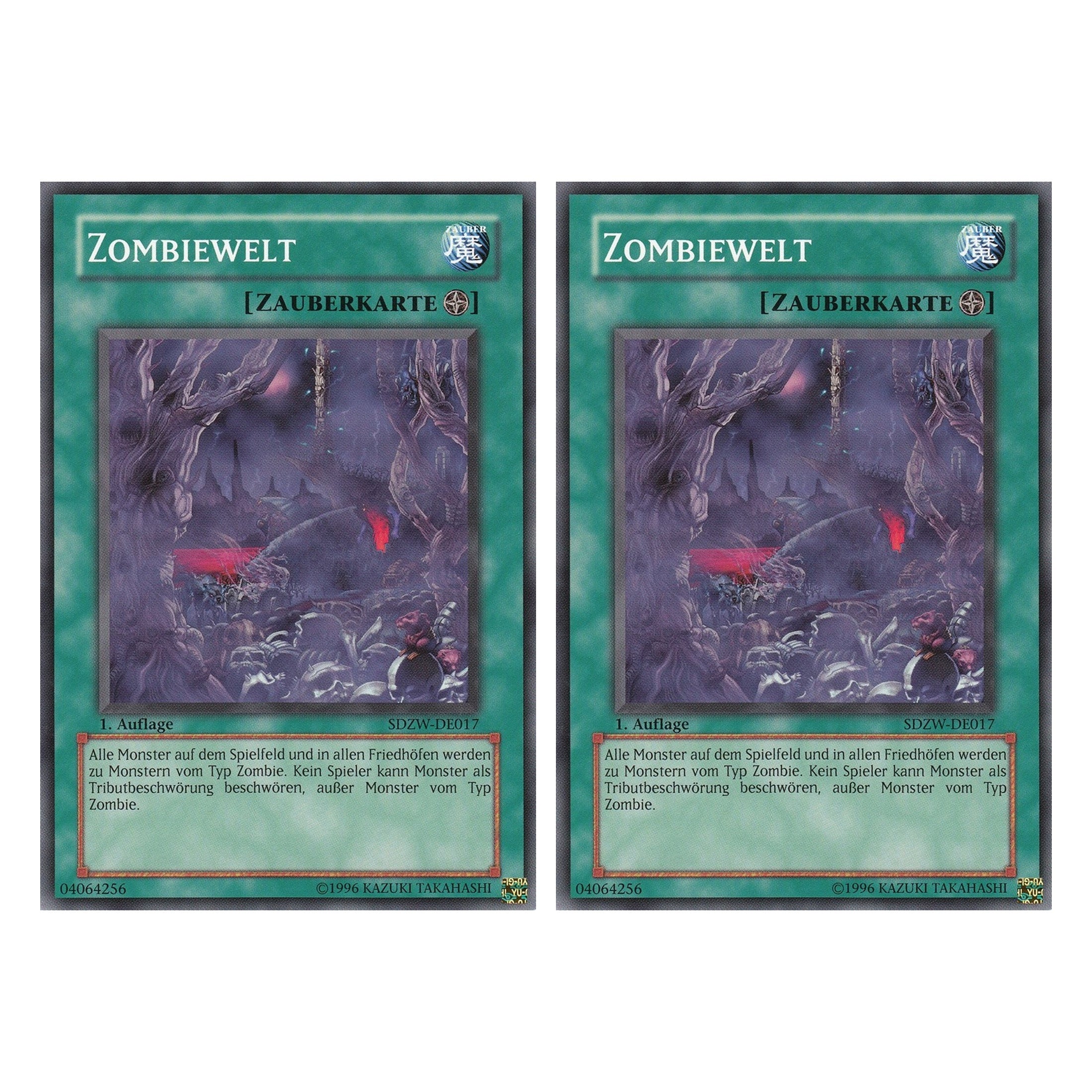 Zombiewelt - SDZW-DE017 - Common - Deutsch - 1. Auflage - Structure Deck: Zombie World - Duo Set (2 Stück) - Yugioh