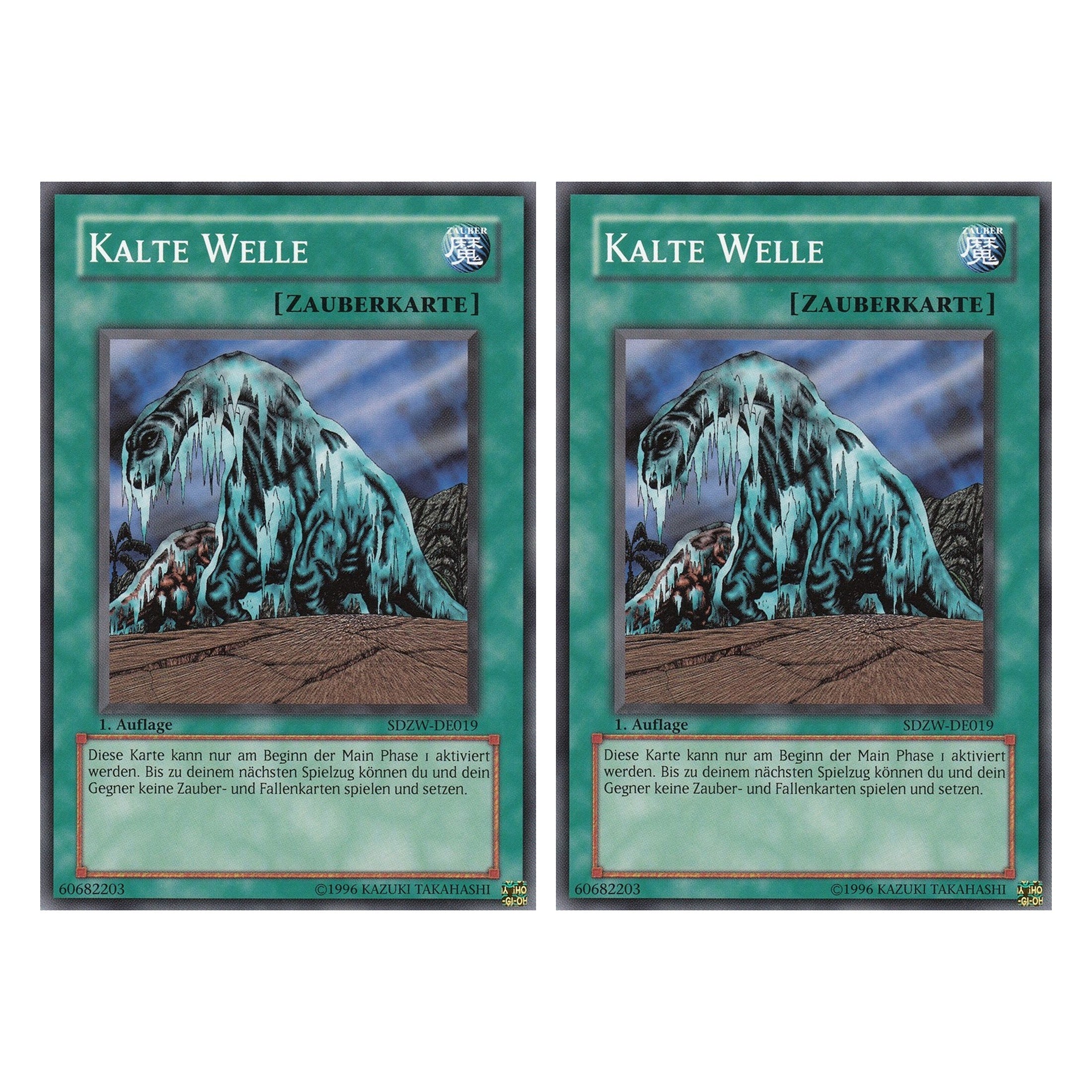 Kalte Welle - SDZW-DE019 - Common - Deutsch - 1. Auflage - Structure Deck: Zombie World - Duo Set (2 Stück) - Yugioh