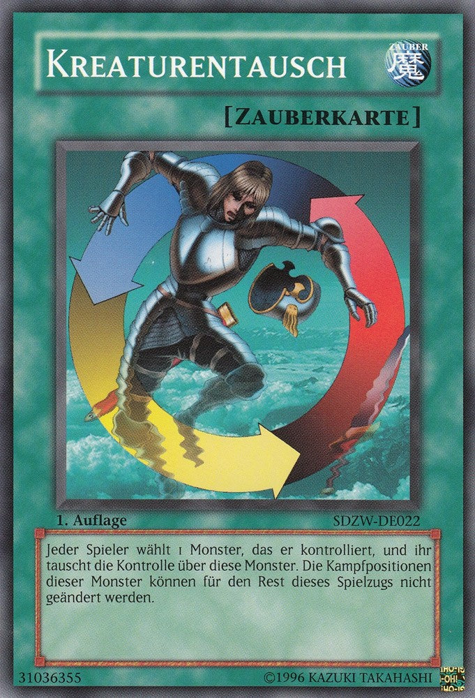 Kreaturentausch - SDZW-DE022 - Common - Deutsch - 1. Auflage - Structure Deck: Zombie World - Yugioh