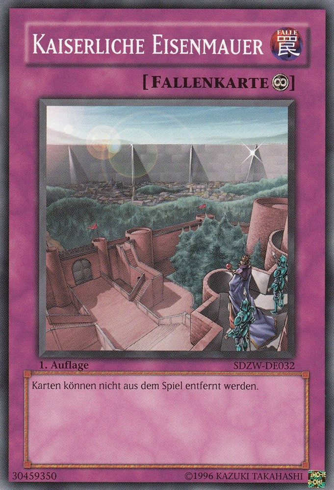 Kaiserliche Eisenmauer - SDZW-DE032 - Common - Deutsch - 1. Auflage - Structure Deck: Zombie World - Yugioh