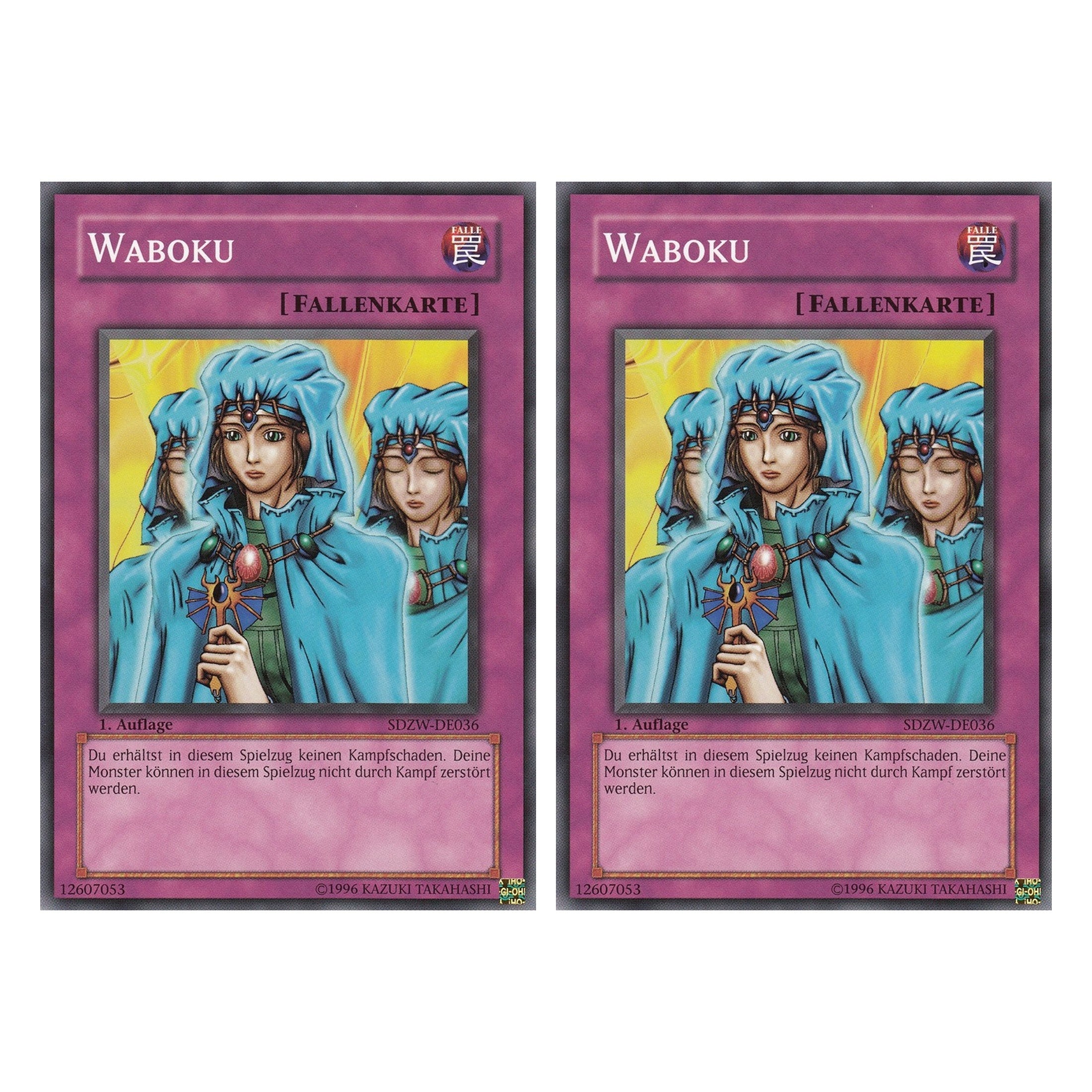 Waboku - SDZW-DE036 - Common - Deutsch - 1. Auflage - Structure Deck: Zombie World - Duo Set (2 Stück) - Yugioh