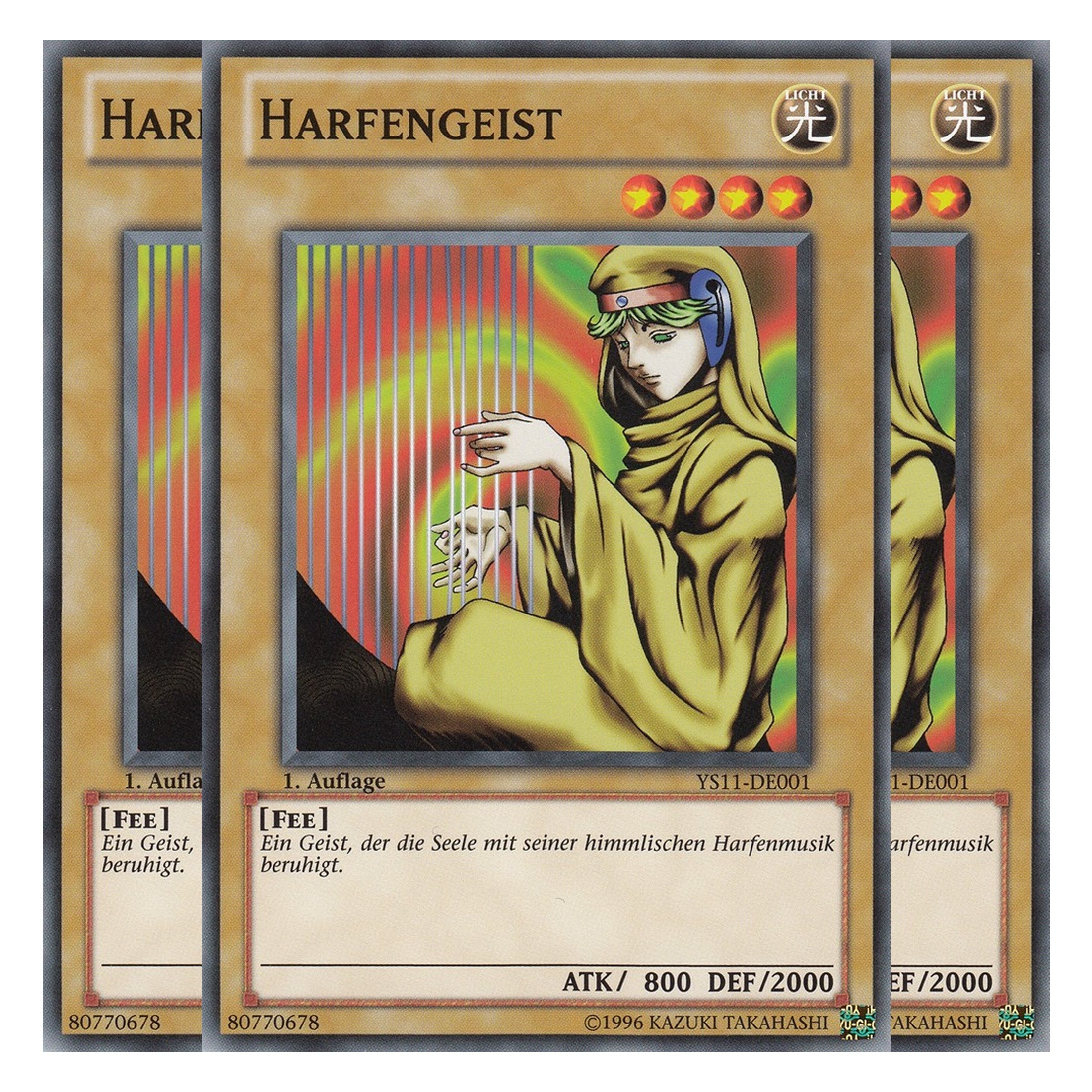 Harfengeist - YS11-DE001 - Common - Deutsch - 1. Auflage - Starter Deck: Dawn of the Xyz - Playset (3 Kopien)