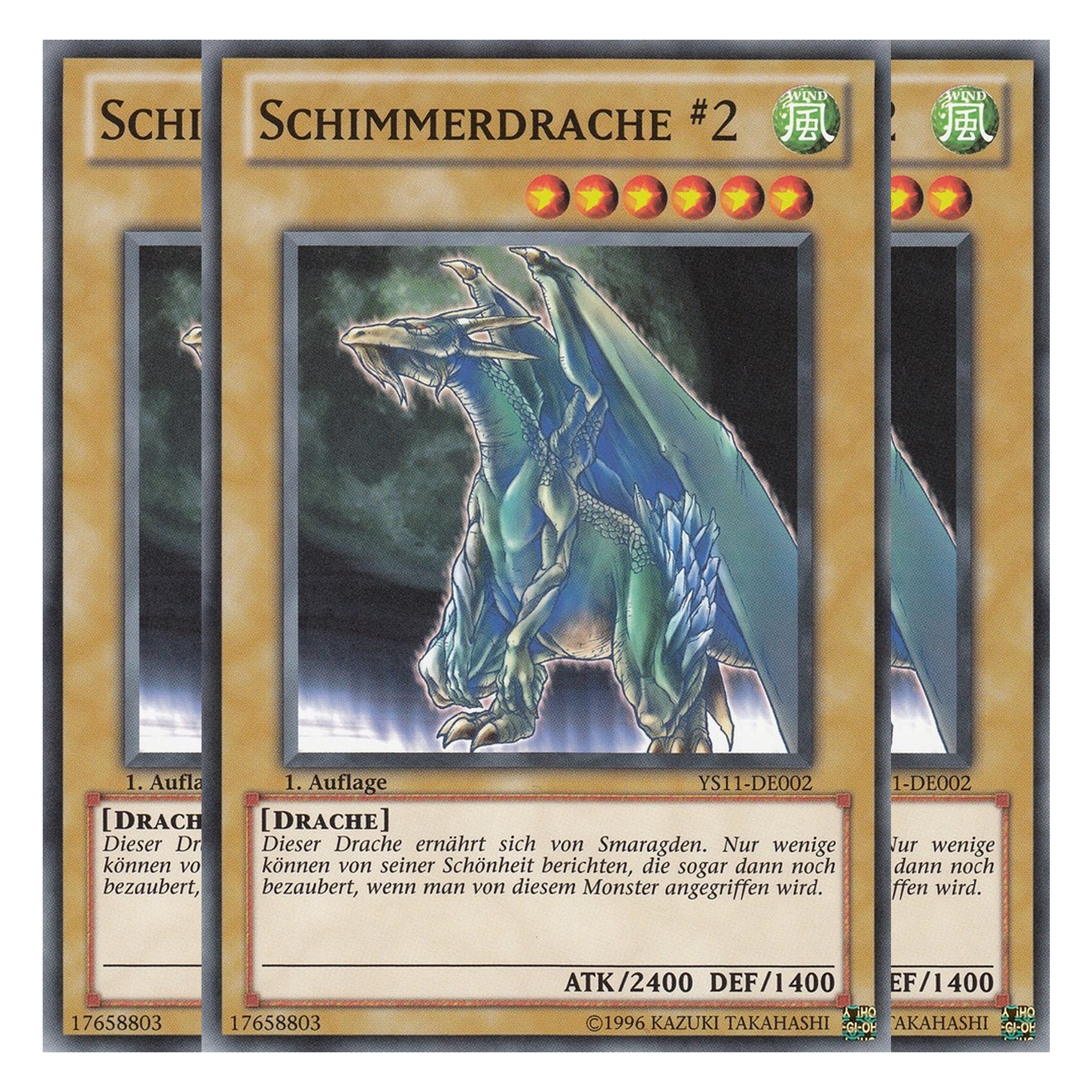 Schimmerdrache #2 - YS11-DE002 - Common - Deutsch - 1. Auflage - Starter Deck: Dawn of the Xyz - Playset (3 Kopien)
