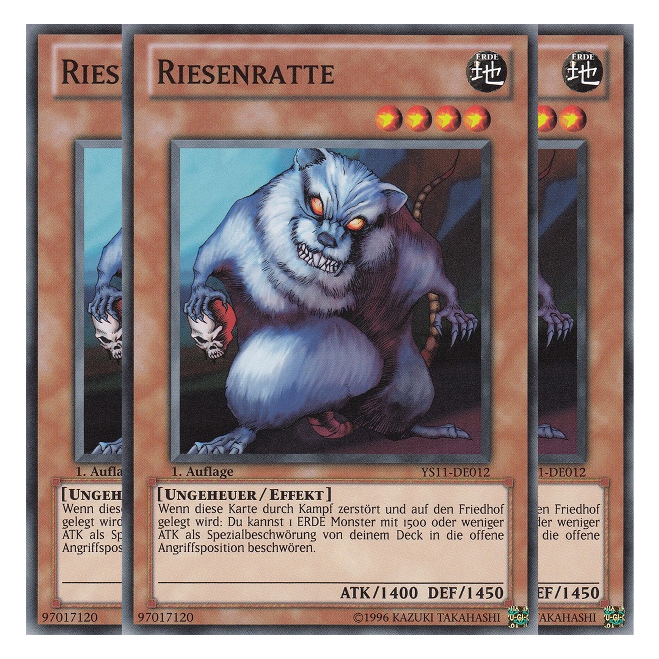Riesenratte - YS11-DE012 - Common - Deutsch - 1. Auflage - Starter Deck: Dawn of the Xyz - Playset (3 Kopien)