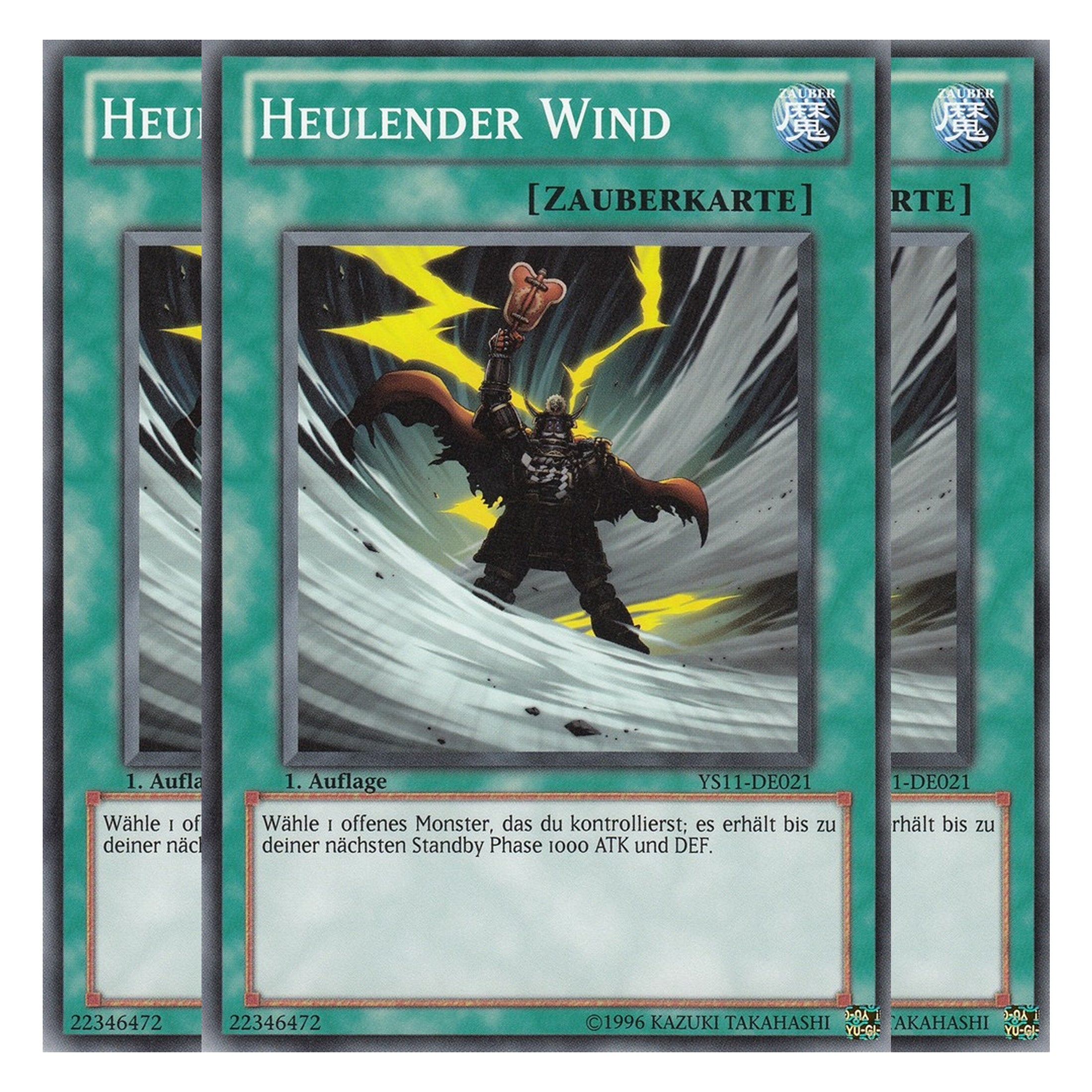 Heulender Wind - YS11-DE021 - Common - Deutsch - 1. Auflage - Starter Deck: Dawn of the Xyz - Playset (3 Kopien)