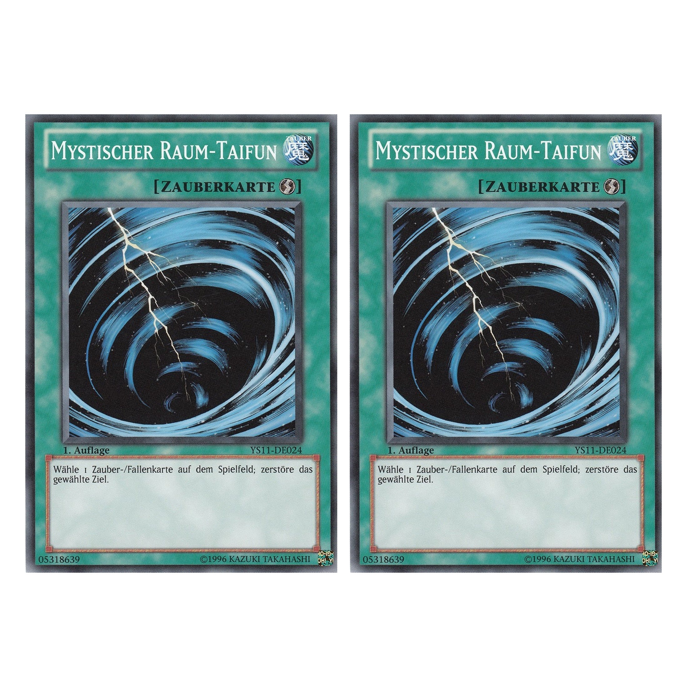 Mystischer Raum-Taifun - YS11-DE024 - Common - Deutsch - 1. Auflage - Starter Deck: Dawn of the Xyz - Duo Set (2 Stück) - Yugioh