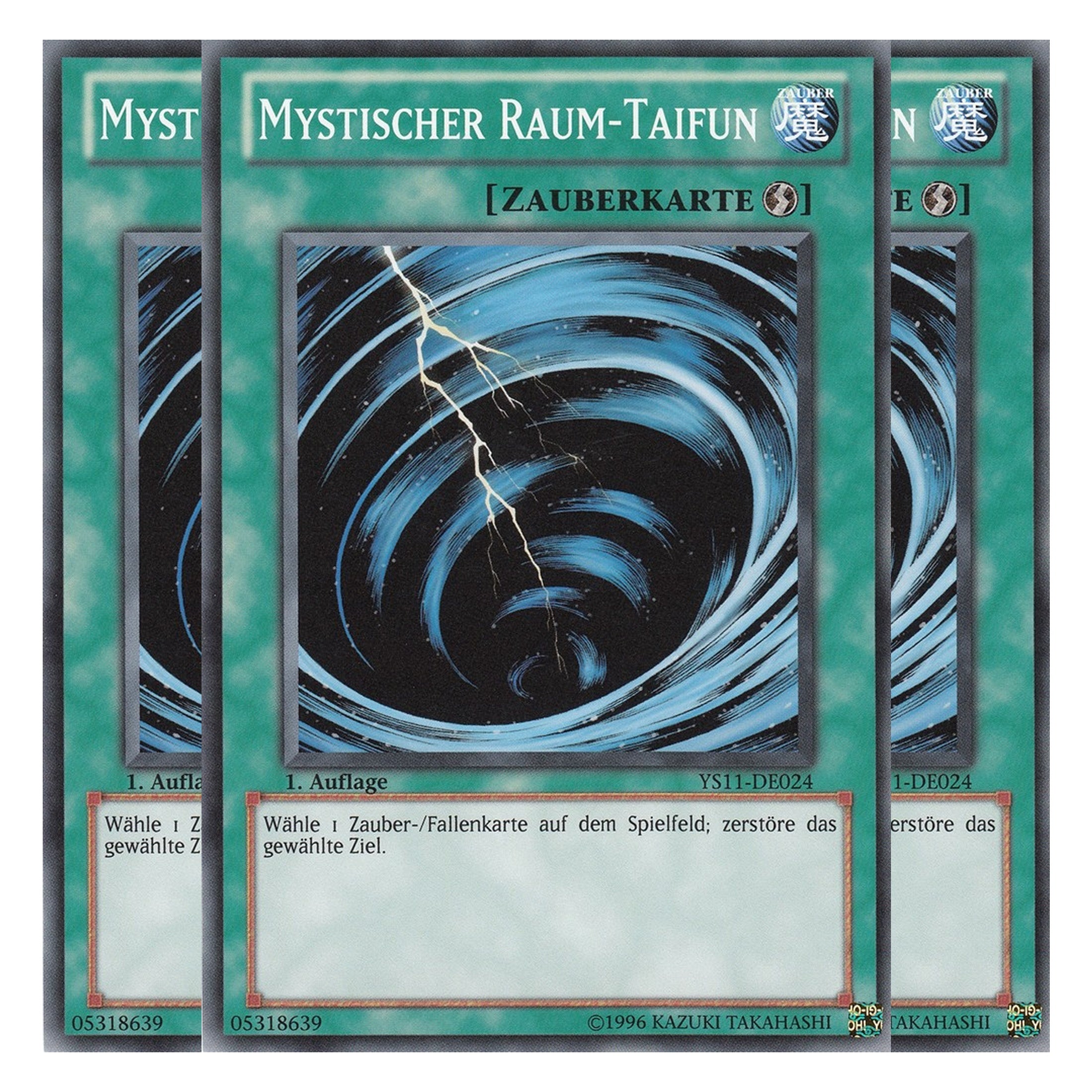 Mystischer Raum-Taifun - YS11-DE024 - Common - Deutsch - 1. Auflage - Starter Deck: Dawn of the Xyz - Playset (3 Kopien)