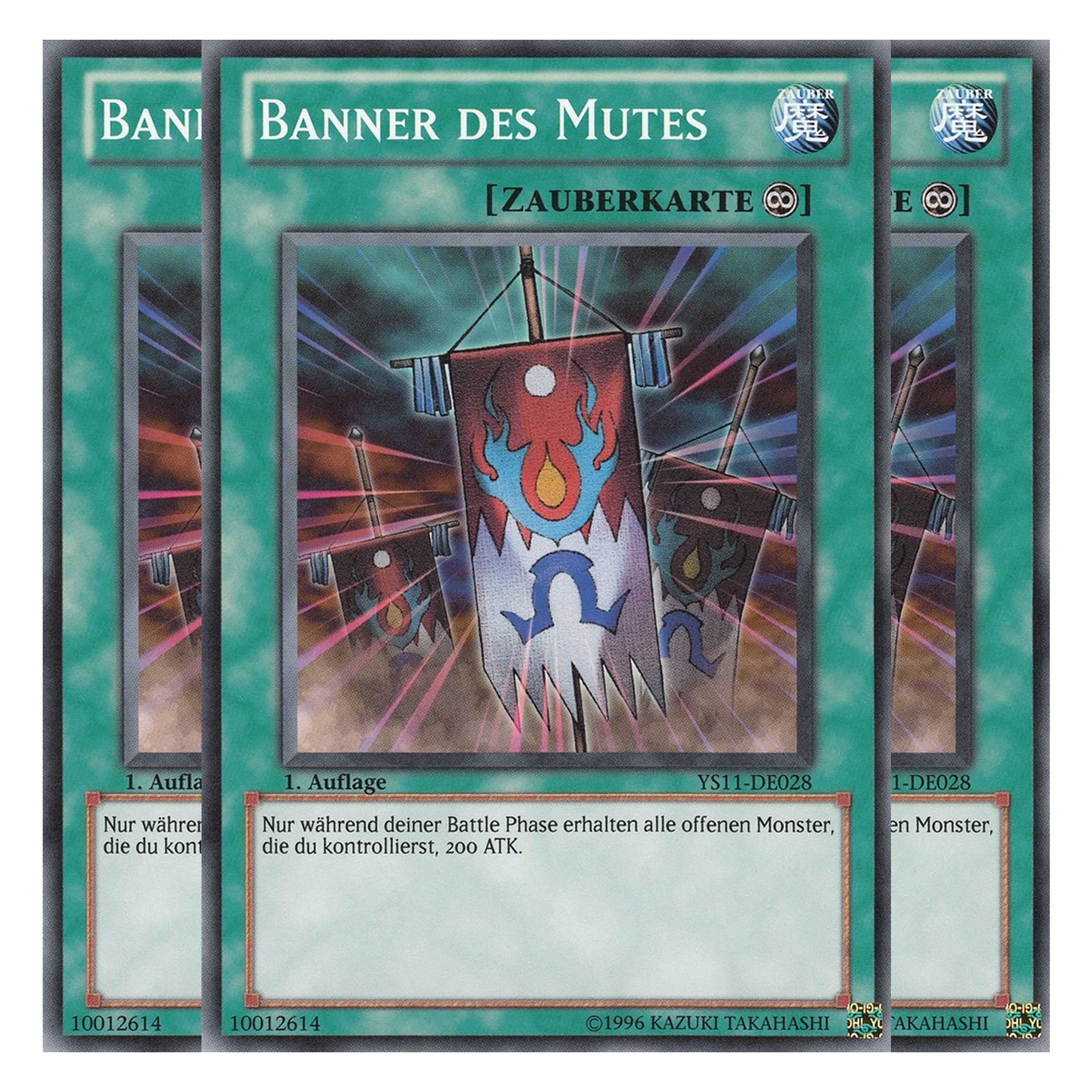 Banner des Mutes - YS11-DE028 - Common - Deutsch - 1. Auflage - Starter Deck: Dawn of the Xyz - Playset (3 Kopien)