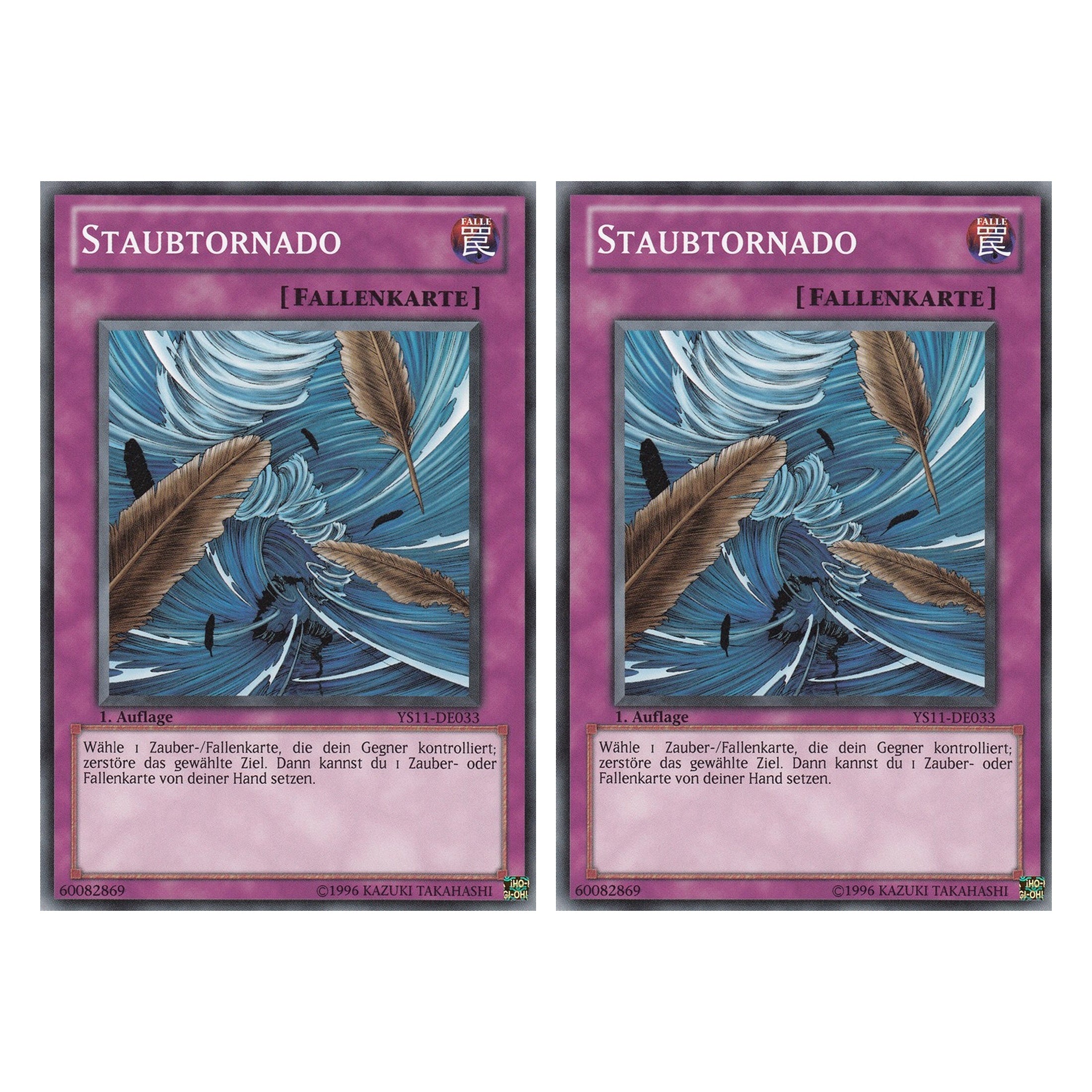 Staubtornado - YS11-DE033 - Common - Deutsch - 1. Auflage - Starter Deck: Dawn of the Xyz - Duo Set (2 Stück) - Yugioh