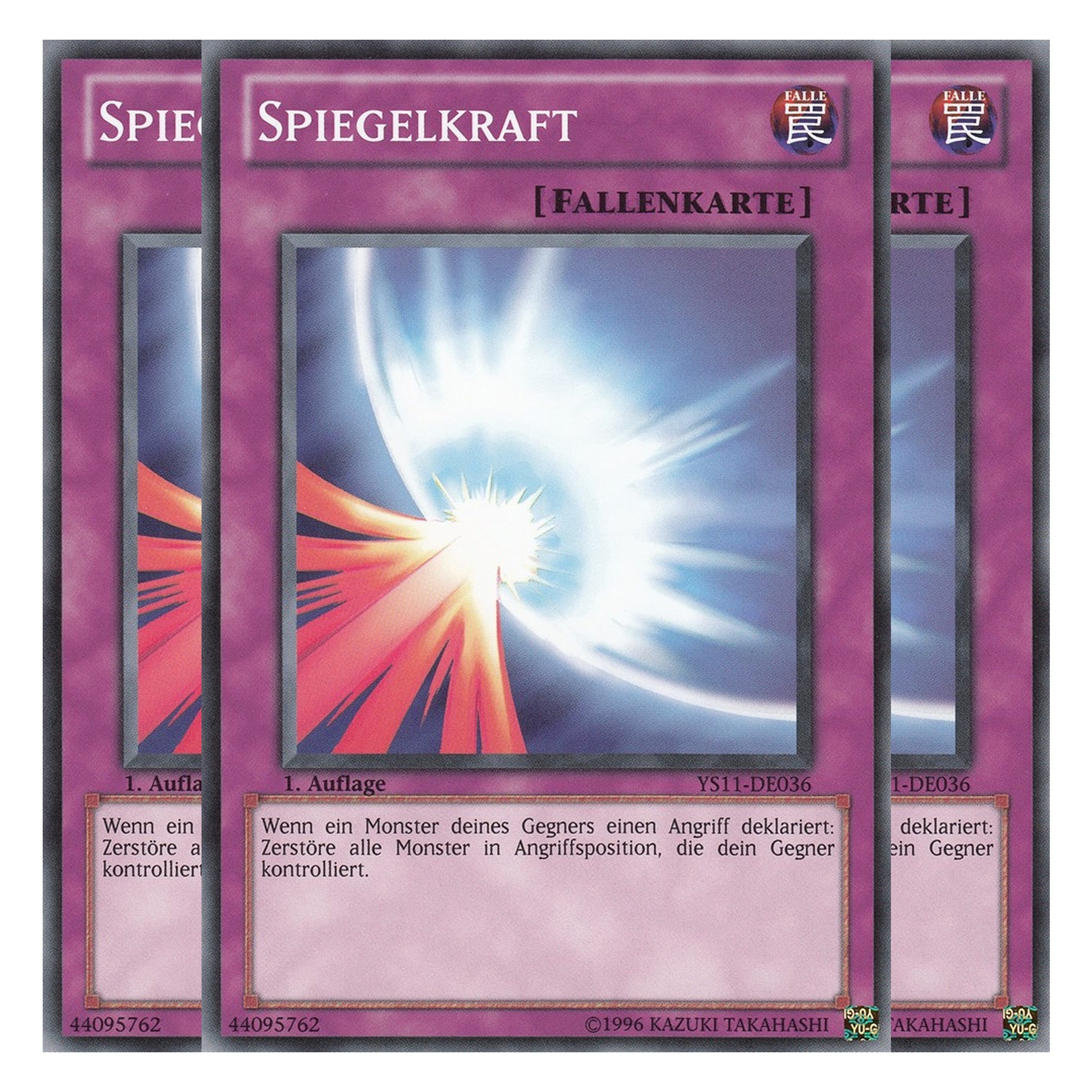 Spiegelkraft - YS11-DE036 - Common - Deutsch - 1. Auflage - Starter Deck: Dawn of the Xyz - Playset (3 Kopien)